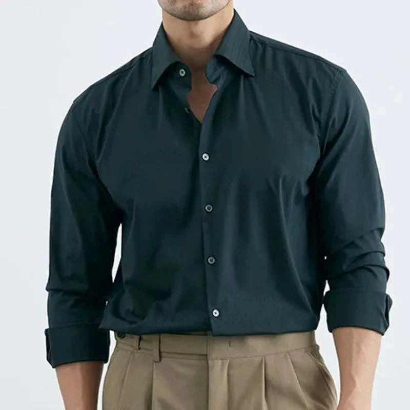 Italian Designer Summer Casual Shirt for Men - Lightweight Breathable Button Down Shirt for Beach, Vacation & Outdoor Activities