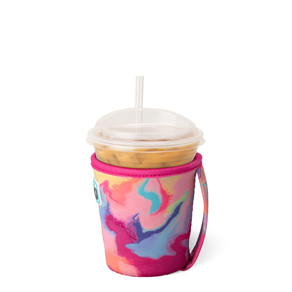 Candy Crush Small Iced Cup Coolie - Insulated Beverage Sleeve for Cold Drinks, Perfect for Iced Coffee, Smoothies and Summer Parties