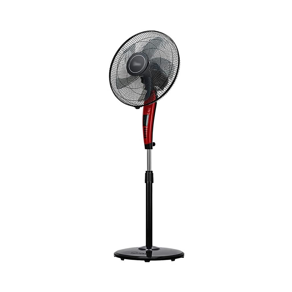 SOEN 16-Inch Oscillating Pedestal Fan with Remote Control - 3 Speed Adjustable Height & Tilt, Rechargeable Battery Operated - Perfect for Bedroom, Living Room & Office Cooling