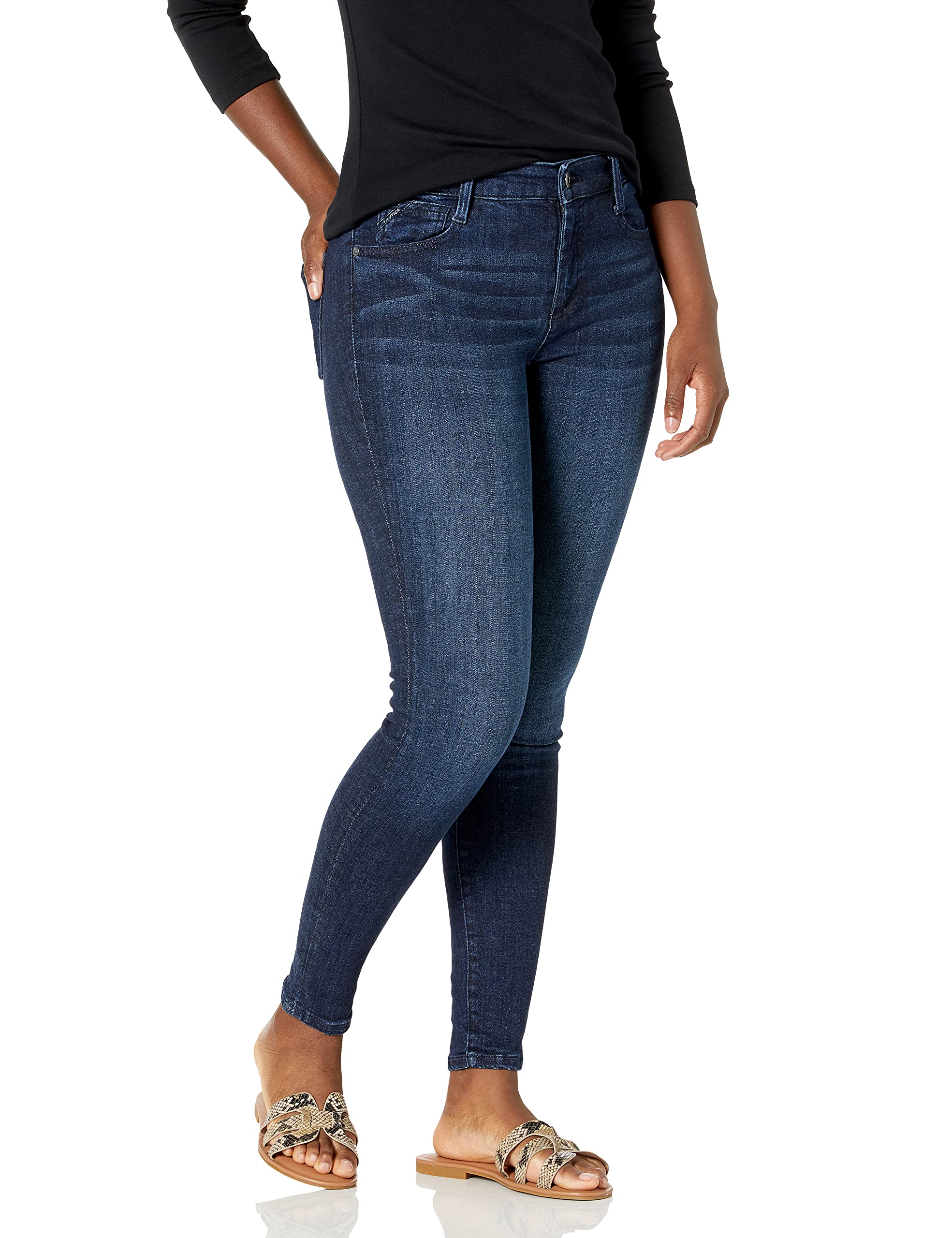 Nautica Women's Mid-Rise Skinny Jeans - Stretch Denim Pants for Casual Wear & Everyday Outfits | Comfortable Slim Fit for Work, Date Night & Weekend Style