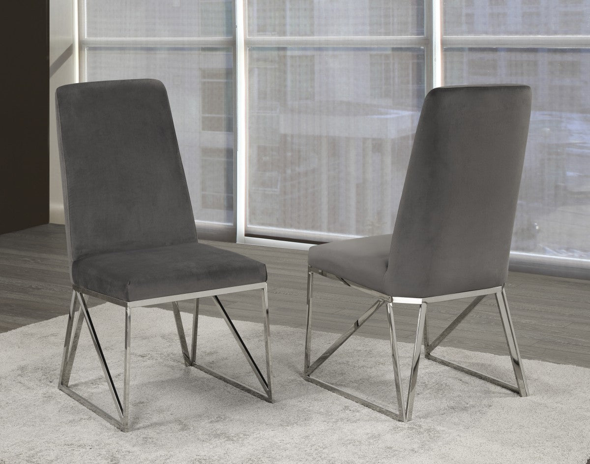 Modern Black Dining Chairs Set of 2 - Sturdy Wooden Kitchen Chairs with Padded Seats for Dining Room, Kitchen, Breakfast Nook & Small Spaces