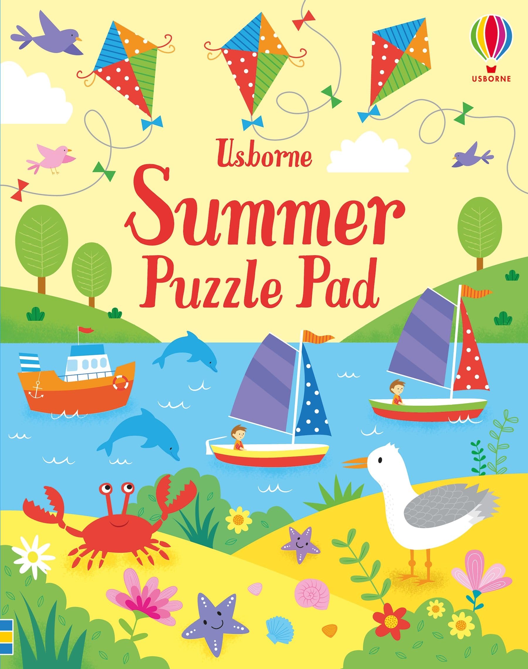 Summer Puzzle Pad for Kids - Fun & Educational Activity Mat - Perfect for Travel, Beach & Indoor Play