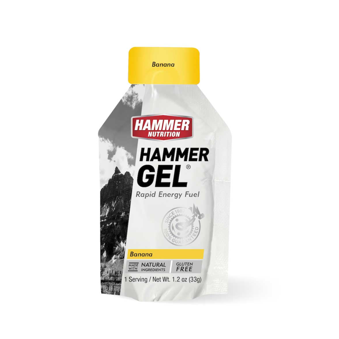 Hammer Nutrition Energy Gel - Banana Flavor | Fast-Acting Carbohydrate Boost for Endurance Athletes | Ideal for Running, Cycling & Triathlon Training