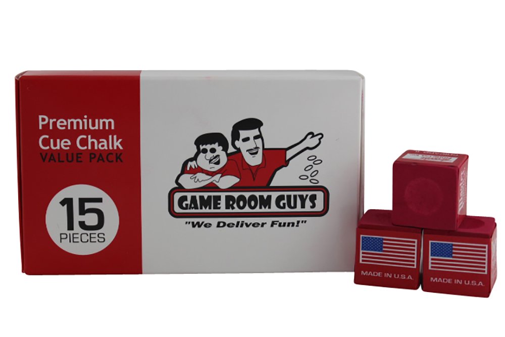Premium Red Pool Cue Chalk - 12 Pack for Billiards & Snooker - High-Grip, Long-Lasting Performance for Professional & Home Use