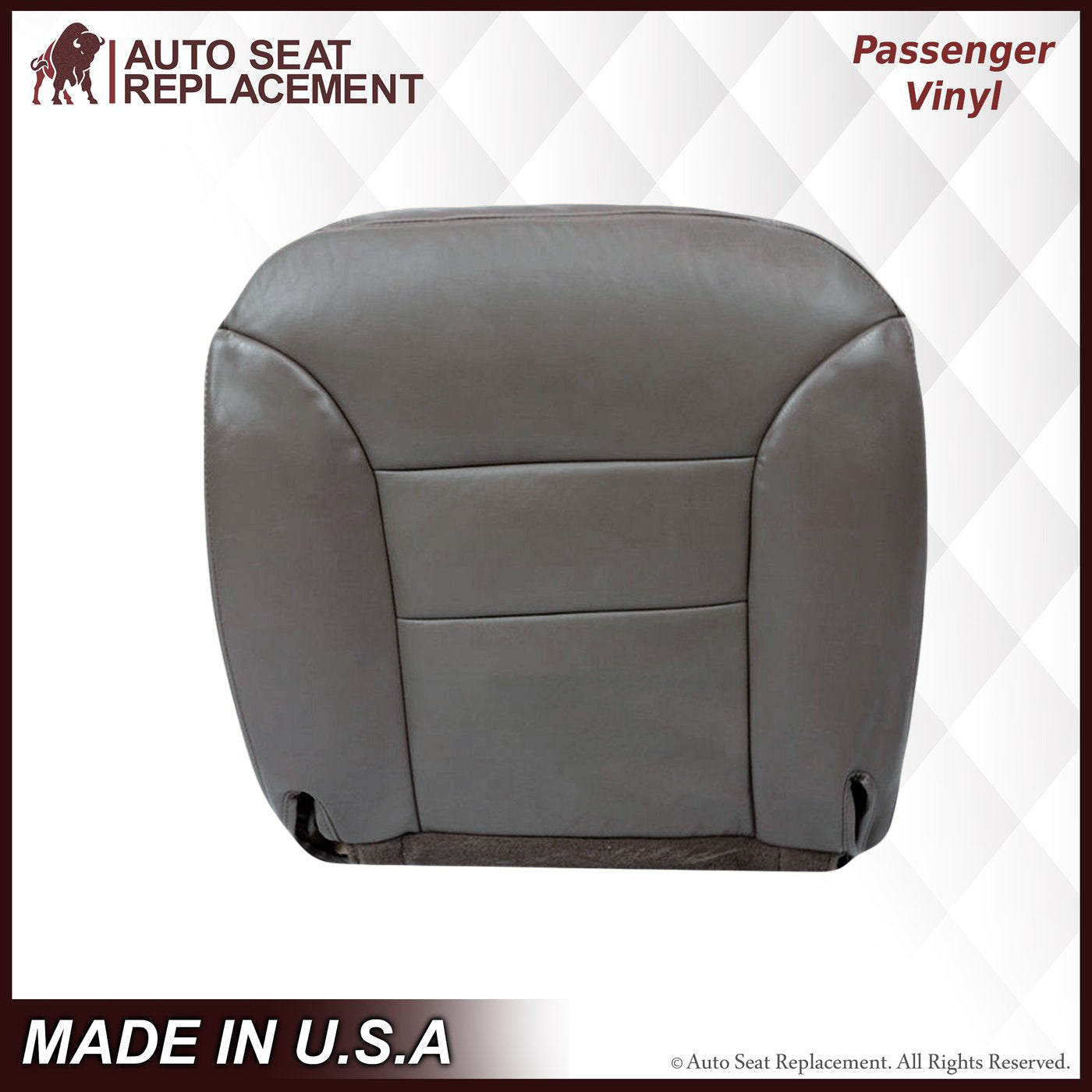 1995-1999 Chevy Tahoe Suburban Silverado Custom Fit Seat Covers - Premium Gray Car Seat Protectors for Trucks & SUVs | Perfect for Road Trips, Camping & Daily Commutes