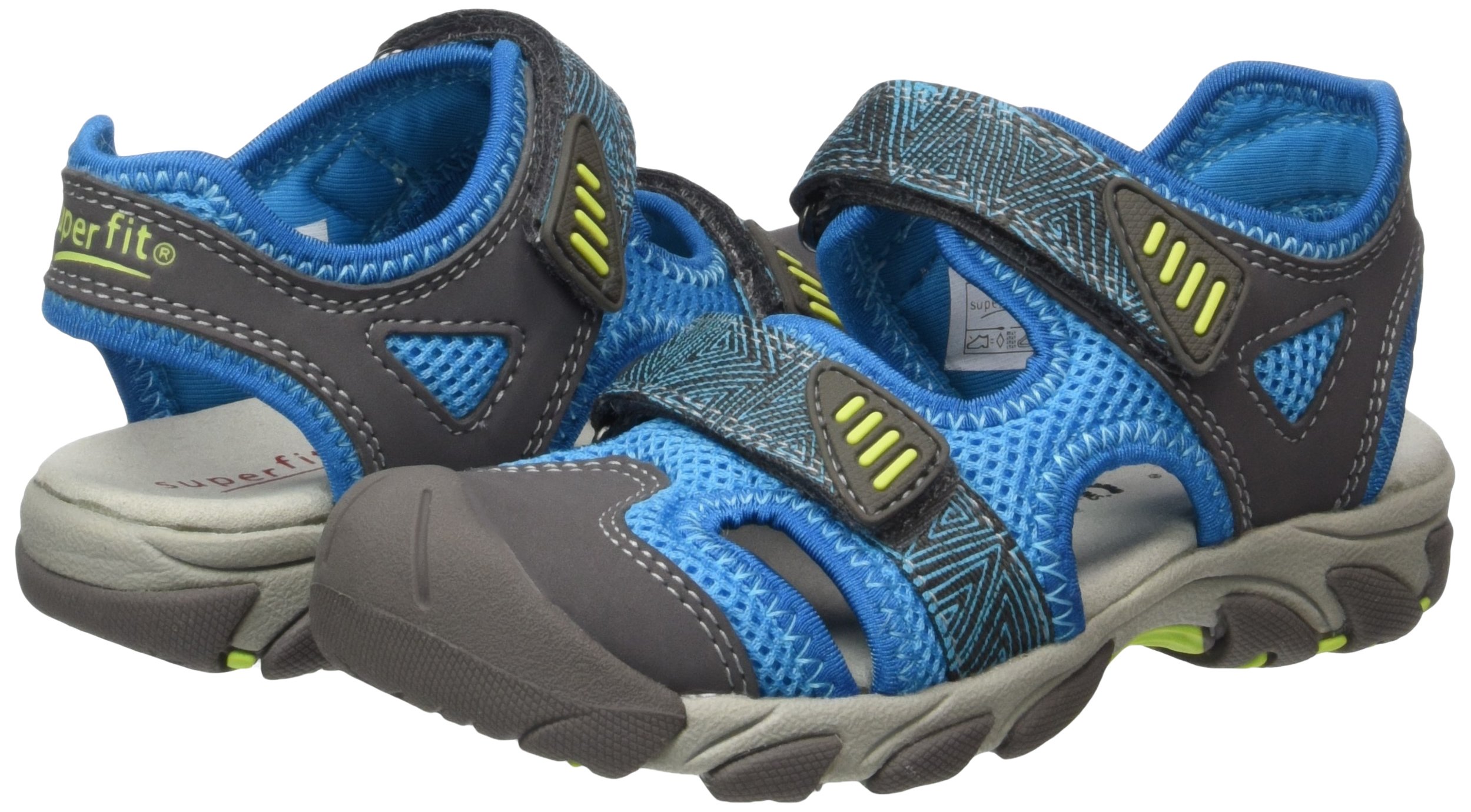 Superfit Boys' Open Toe Sandals - Comfortable Kids' Beach Shoes for Summer, Size 7.5 UK (Child) - Perfect for Outdoor Play, Poolside & Vacation