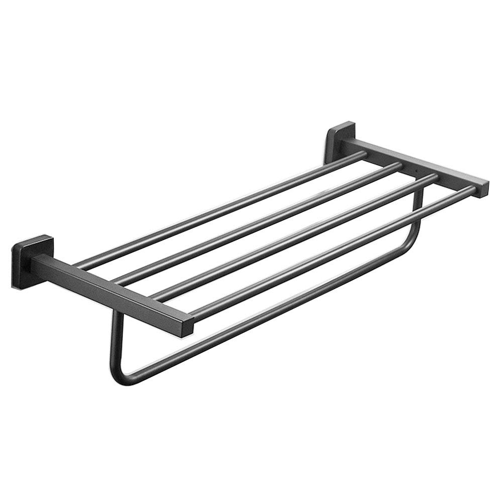 304 Stainless Steel Black Bathroom Shelf Set - Rustproof Wall Mounted Storage Organizer for Shower, Toiletries & Cosmetics | Perfect for Modern Bathroom, Spa & Hotel Decor