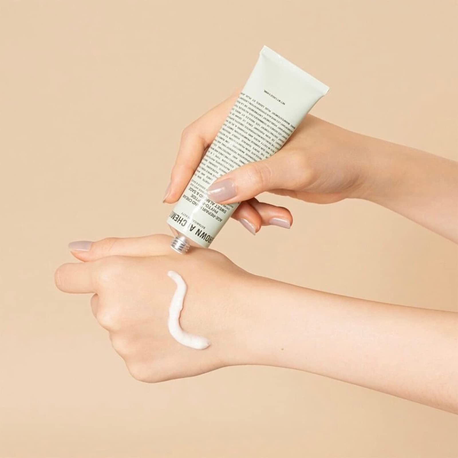 Grown Alchemist Age-Repair Hand Cream - Phyto-Peptide, Sweet Almond & Sage Infused Anti-Aging Moisturizer | Non-Greasy Formula for Soft, Smooth Hands | Perfect for Dry Skin Care & Nighttime Hydration (40ml)