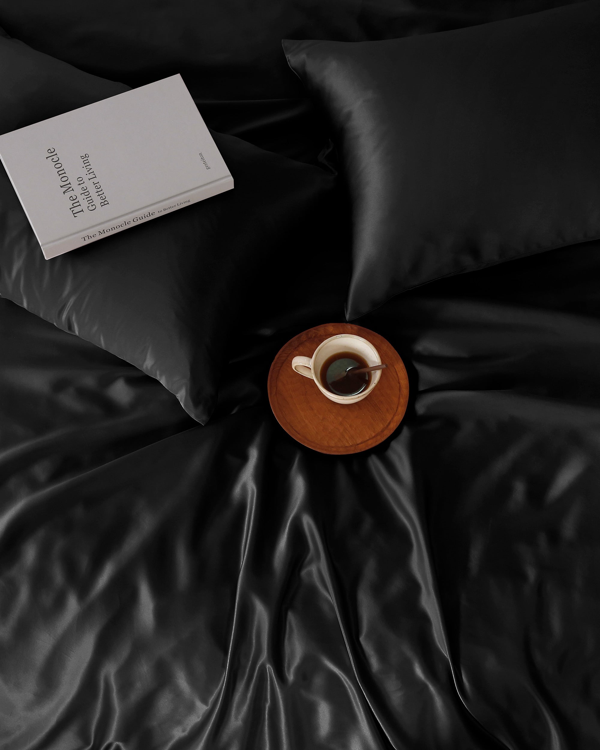 22 MM 4PCS 100% Mulberry Silk Bed Sheet Set - Queen Size Luxury Bedding for Hot Sleepers & Sensitive Skin - Perfect for Master Bedroom, Guest Room & Hotel Use