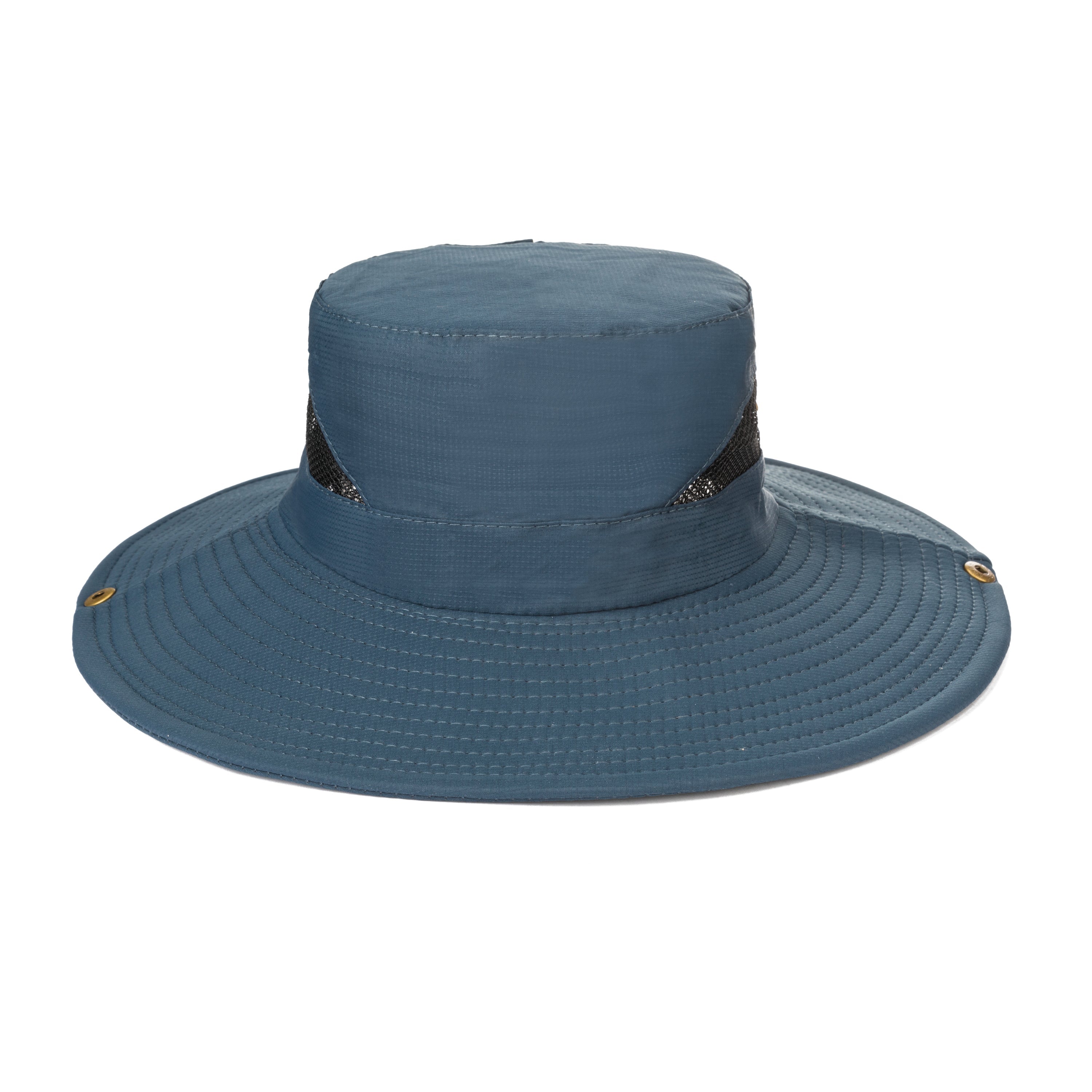 Men's Floatable Wide Brim Sun Hat with Mesh Crown Inset - UPF 50+ UV Protection for Fishing, Boating & Beach Activities