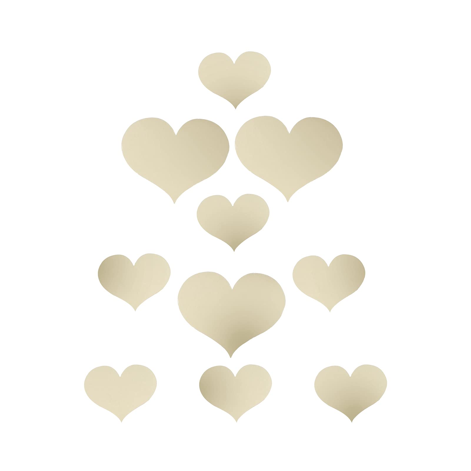 Gold Double Mirror Wall Decor for Home, Living Room & Bedroom DIY