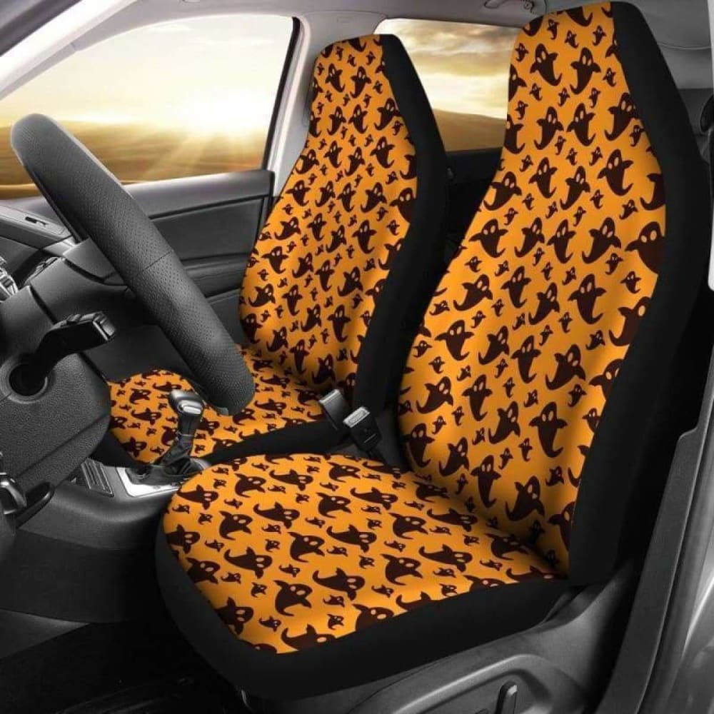 Spooky Halloween Car Seat Covers 102802 - Fun & Protective Decor for Trick-or-Treating and Halloween Parties