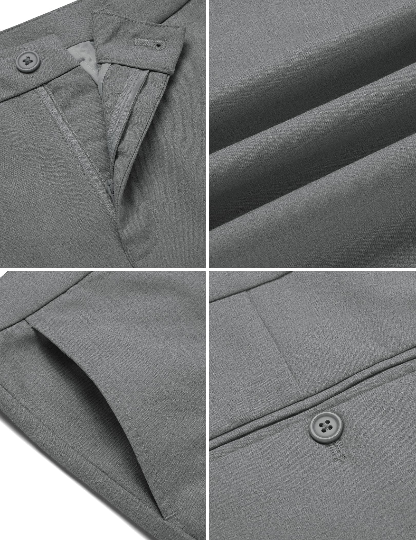 COOFANDY Men's Casual Pants - Classic Fit Straight Leg Twill Dress Pants for Business & Office | Comfortable Work Trousers for Men | Perfect for Business Casual, Office Wear & Daily Outfits