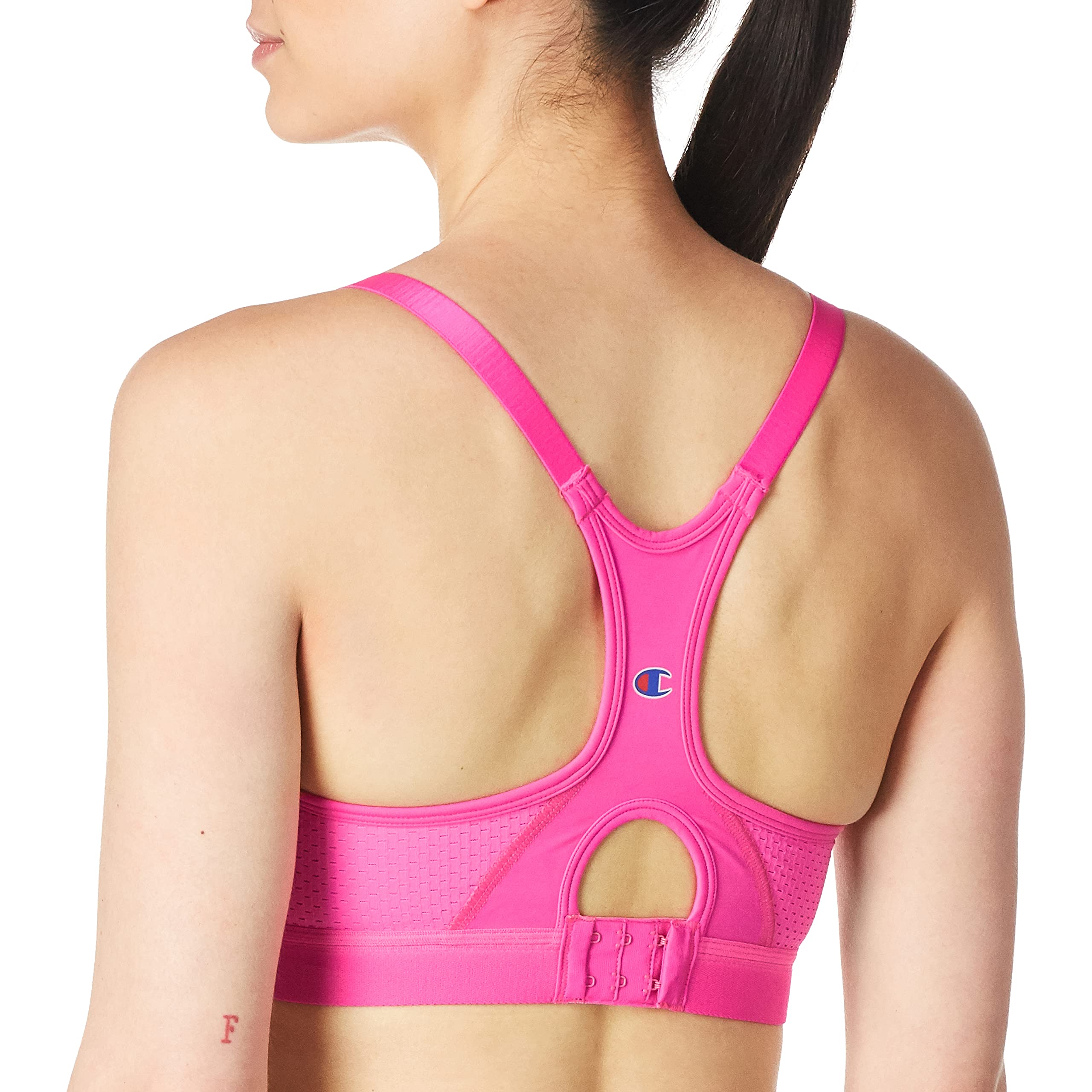Champion Women's Wireless Sports Bra - Maximum Support, Moisture-Wicking, High-Impact Workout Top for Running, Yoga & Gym | Comfortable & Breathable Activewear