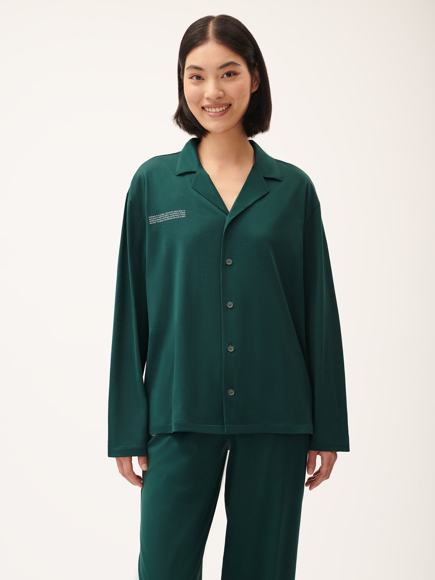 Women's 365 Lightweight Long Sleeve Pajama Set - Soft Comfortable Sleepwear, Foliage Green - Perfect for Relaxing at Home, Lounging & Nighttime Comfort