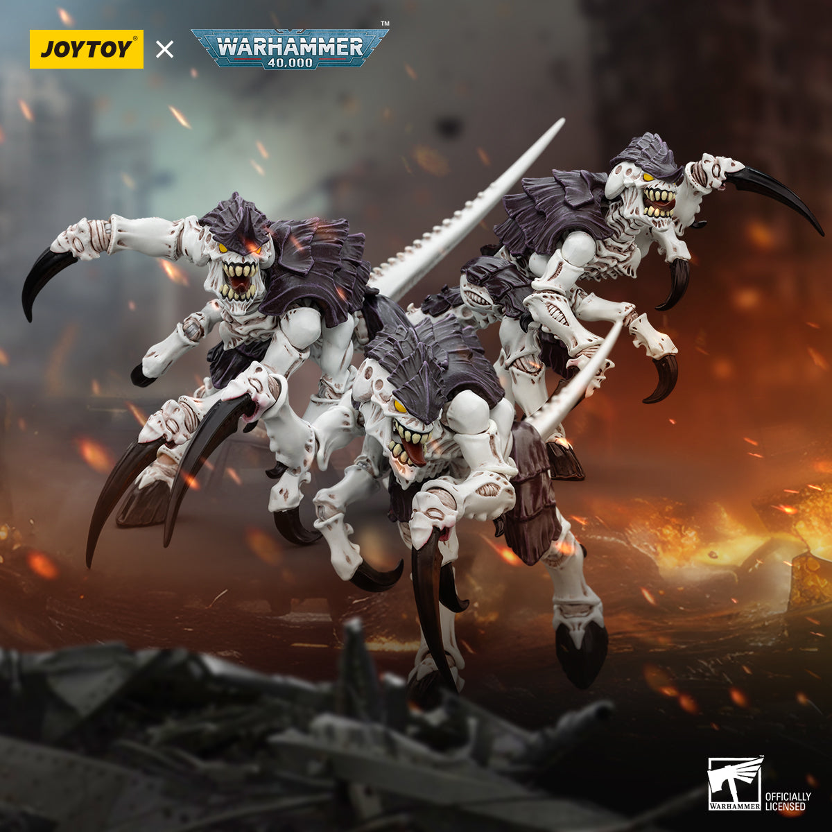 JOYTOY 1/18 Scale Warhammer 40K Tyranids Hive Fleet Leviathan Hormagaunt Termagant Ripper Action Figure - Perfect for Tabletop Gaming, Collecting & Display