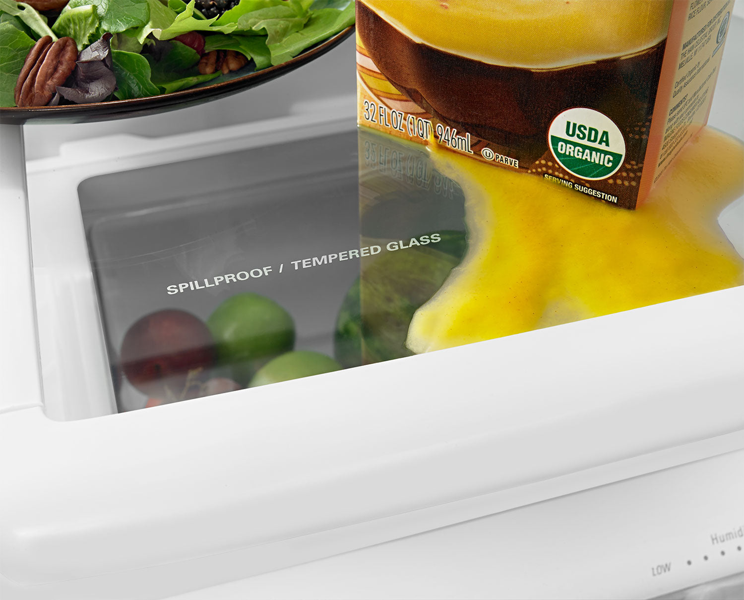 Amana ABB1924BRM 18.7 Cu. Ft. Stainless Steel Bottom Freezer Refrigerator - Energy Efficient, Spacious Design for Modern Kitchens & Family Homes