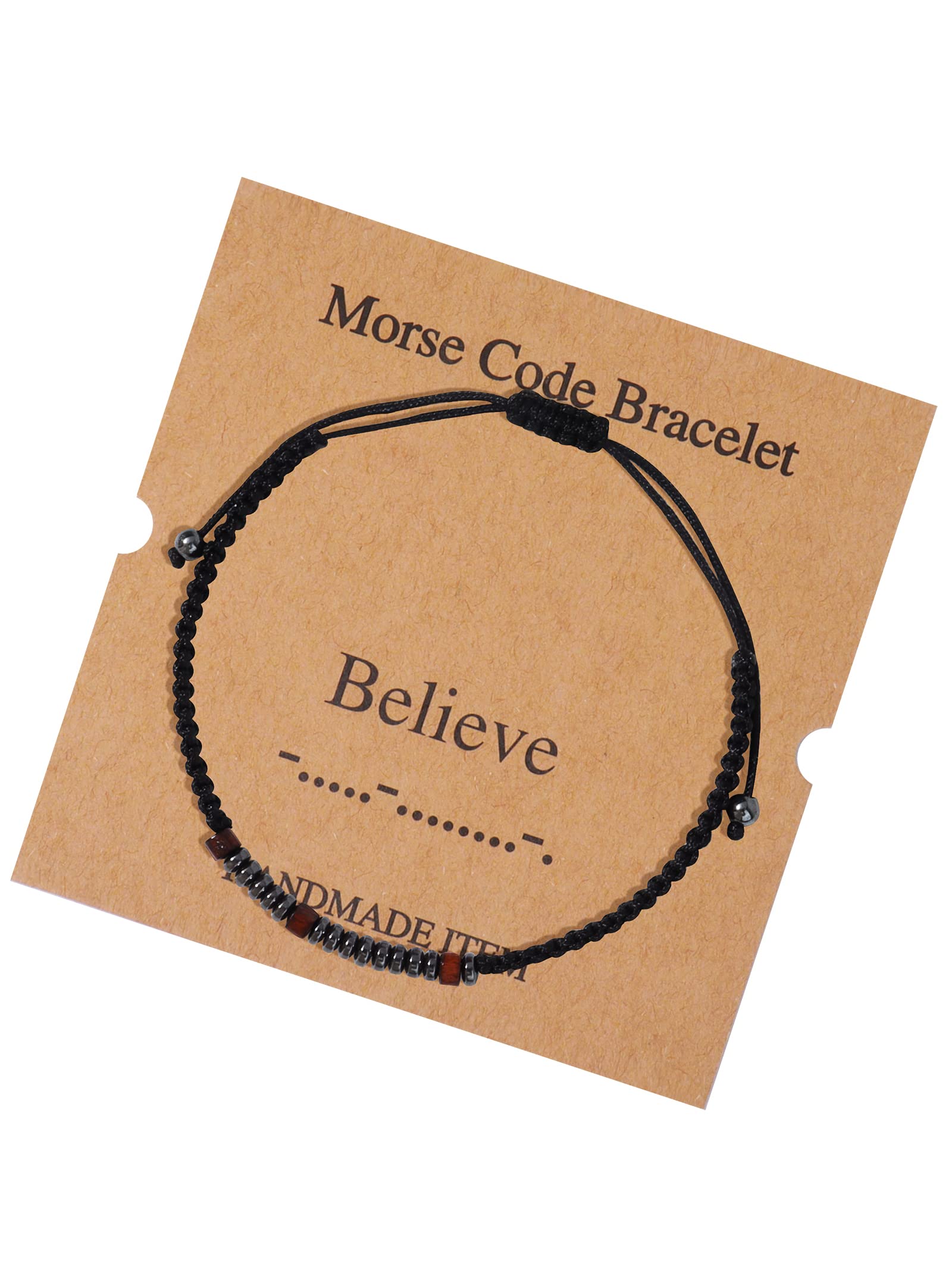 Morse Code Bracelet for Women & Couples - Adjustable Distance Friendship Jewelry with Inspirational Message - Perfect Gift for Best Friends, Anniversaries & Long Distance Relationships