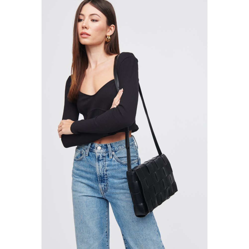 Olga Women's Woven Crossbody Bag - Stylish Handbag for Everyday Use, Travel & Shopping | Fashionable Shoulder Purse for Women & Girls