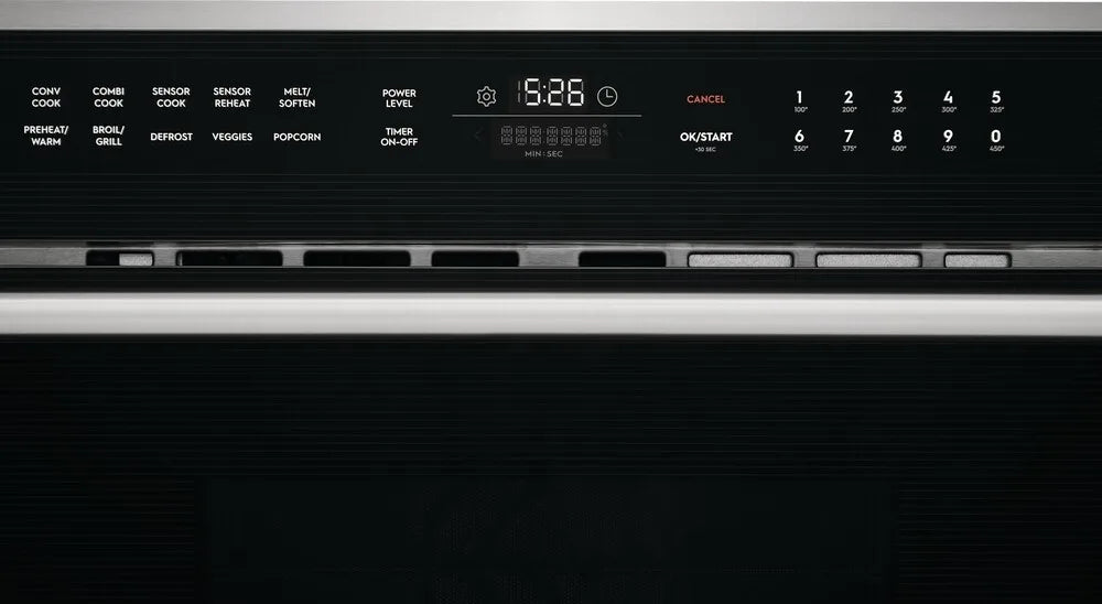Electrolux EMBD3010AS 30-Inch Built-In Microwave Oven with Drop-Down Door - Stainless Steel - Perfect for Modern Kitchens & Small Spaces