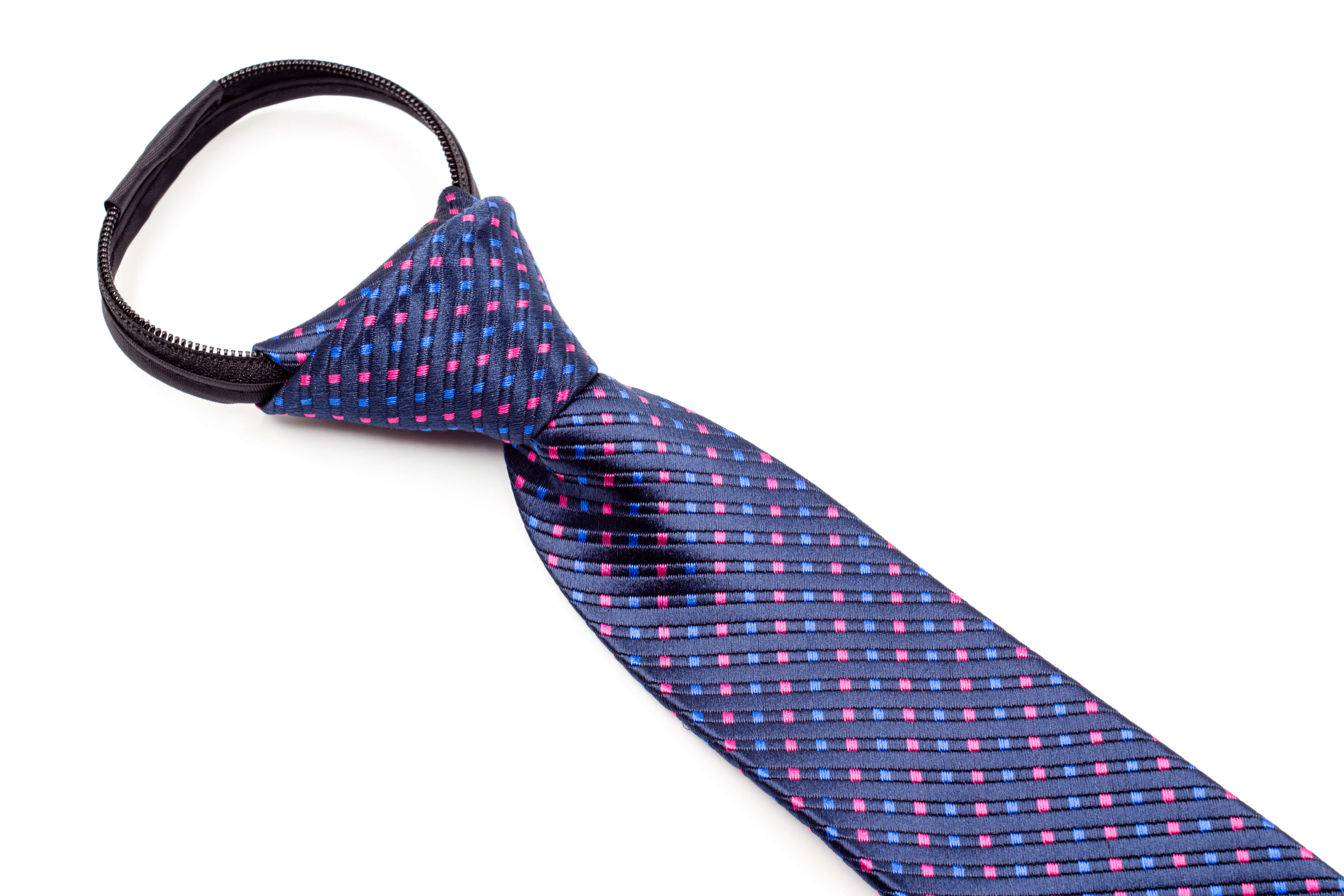 Boys' Navy Blue Polka Dot Ties - Stylish Formal Neckwear for School, Weddings & Special Occasions