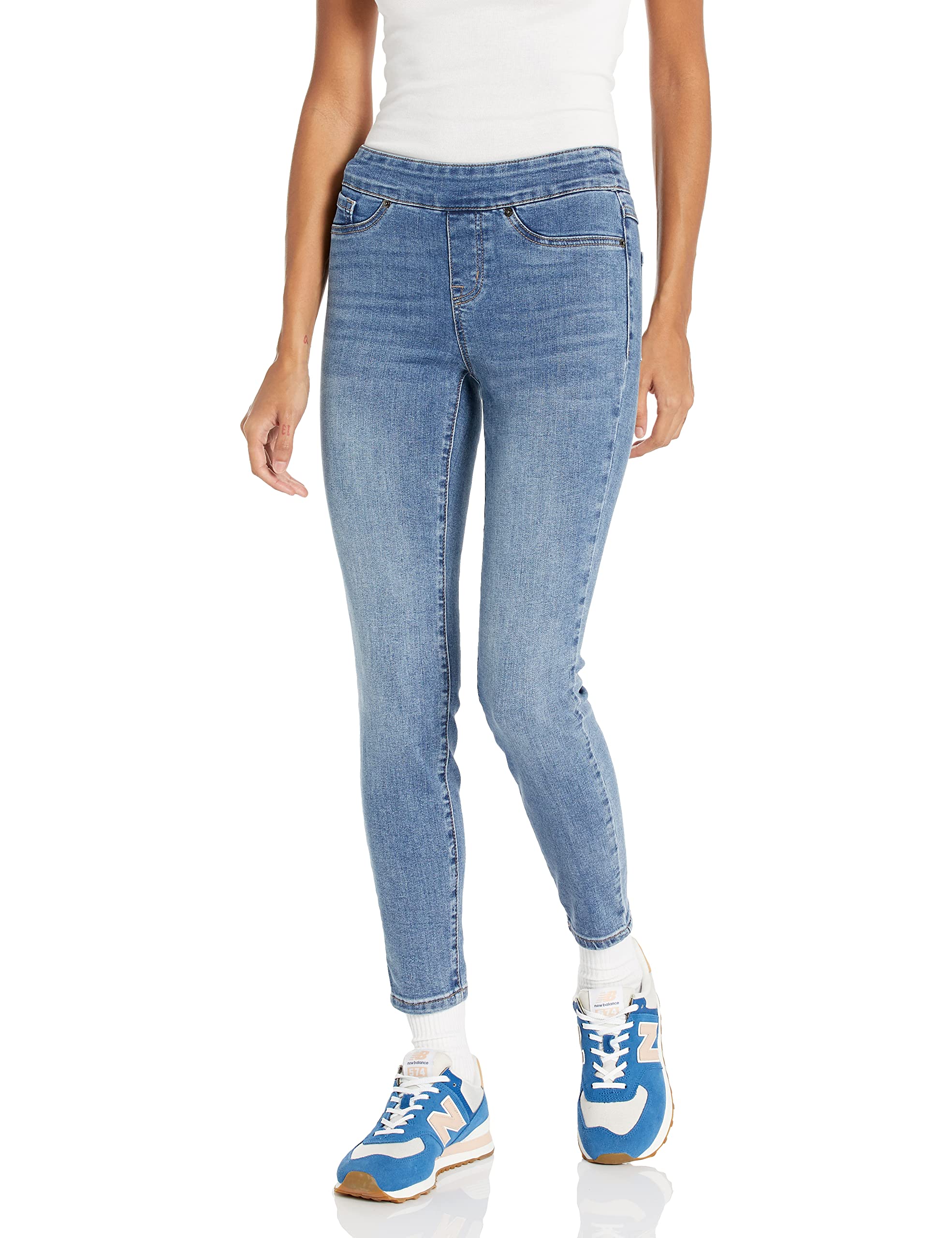 Tribal Women's Denim Jeggings - Comfy Ankle Pants for Casual Wear