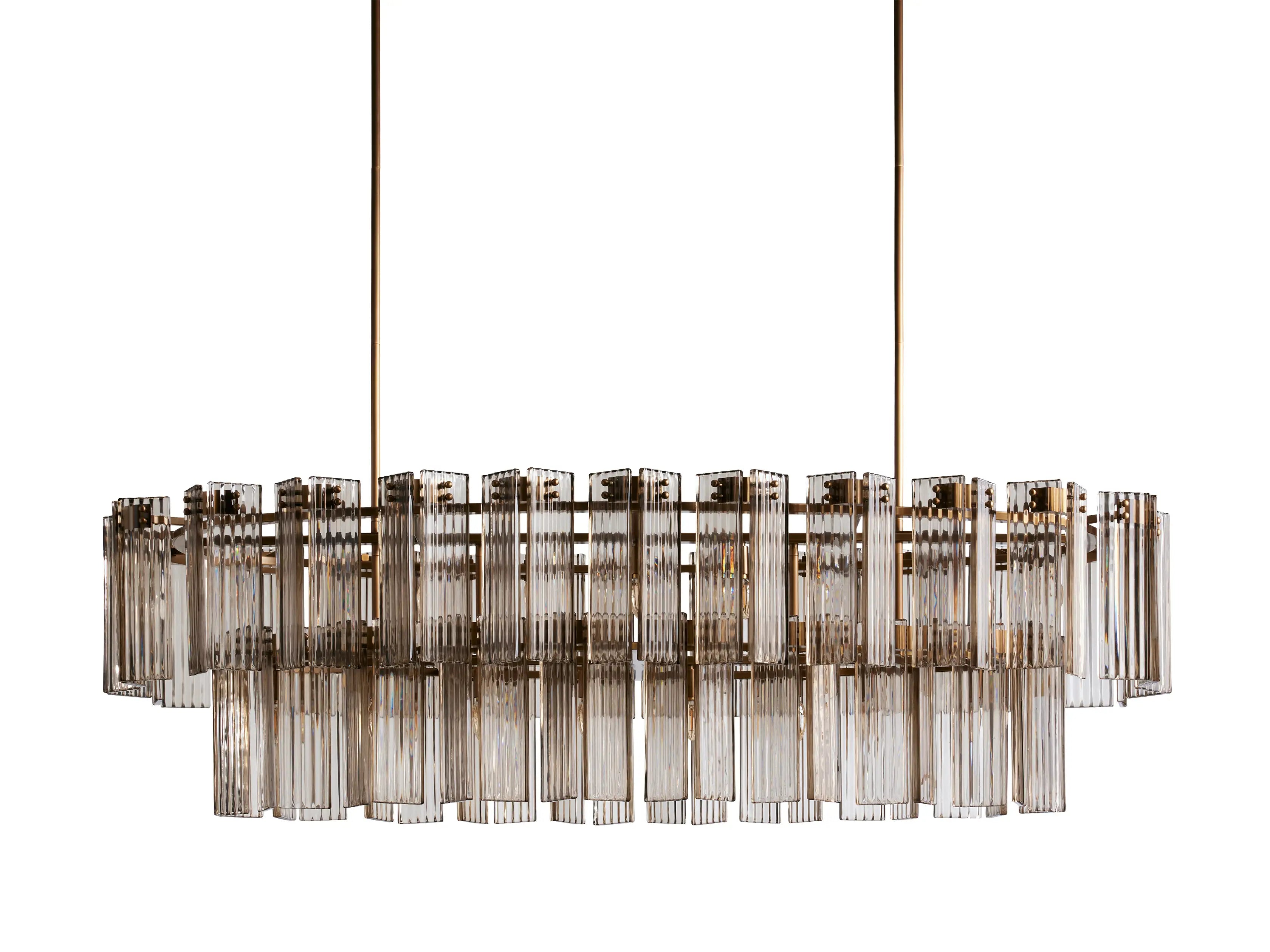 Delsie Oval Crystal Chandelier - 51