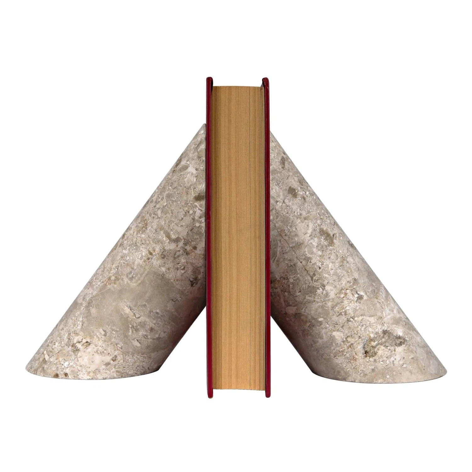 Modern Architectural Bookends for Bookshelves - Elegant Home & Office Decor for Organizing Books | Perfect for Gifts, Study Rooms & Libraries