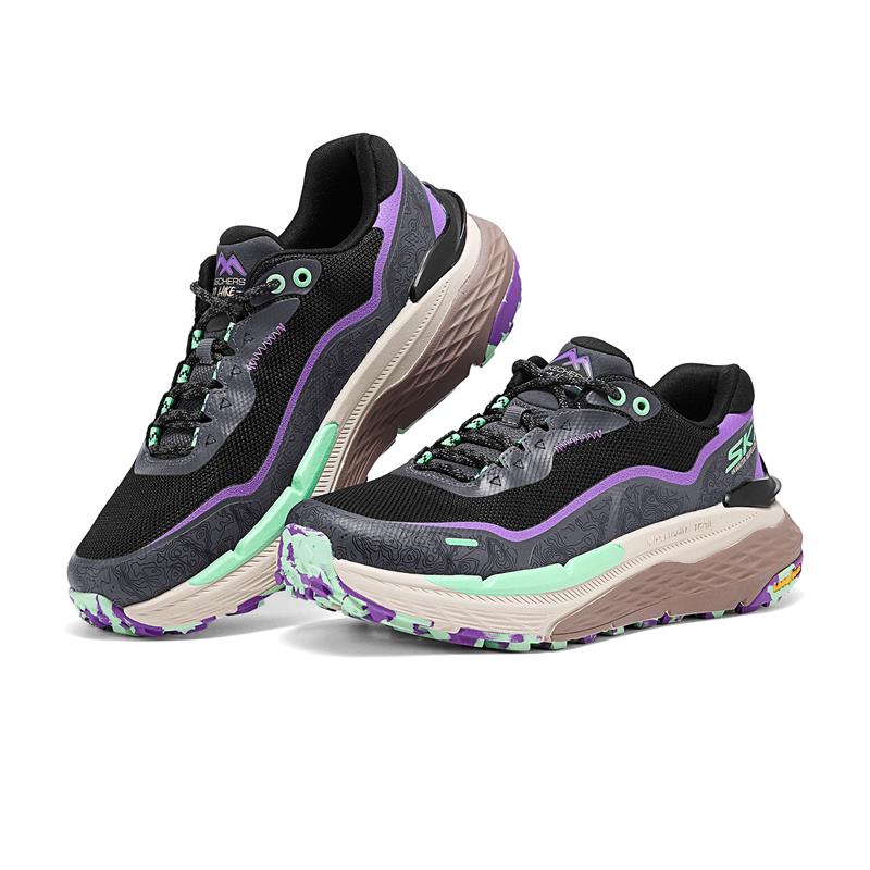 MAX CUSH ELITE TRAIL 2.0 Running Shoes for Men - Lightweight Trail Running Sneakers with Superior Cushioning (Black/Matte) - Perfect for Hiking, Trail Running & Outdoor Adventures