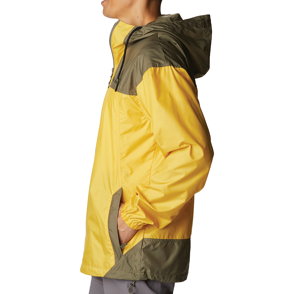 Columbia Men's Flash Challenger Waterproof Windbreaker Jacket - Lightweight Outdoor Raincoat for Hiking, Running & Travel