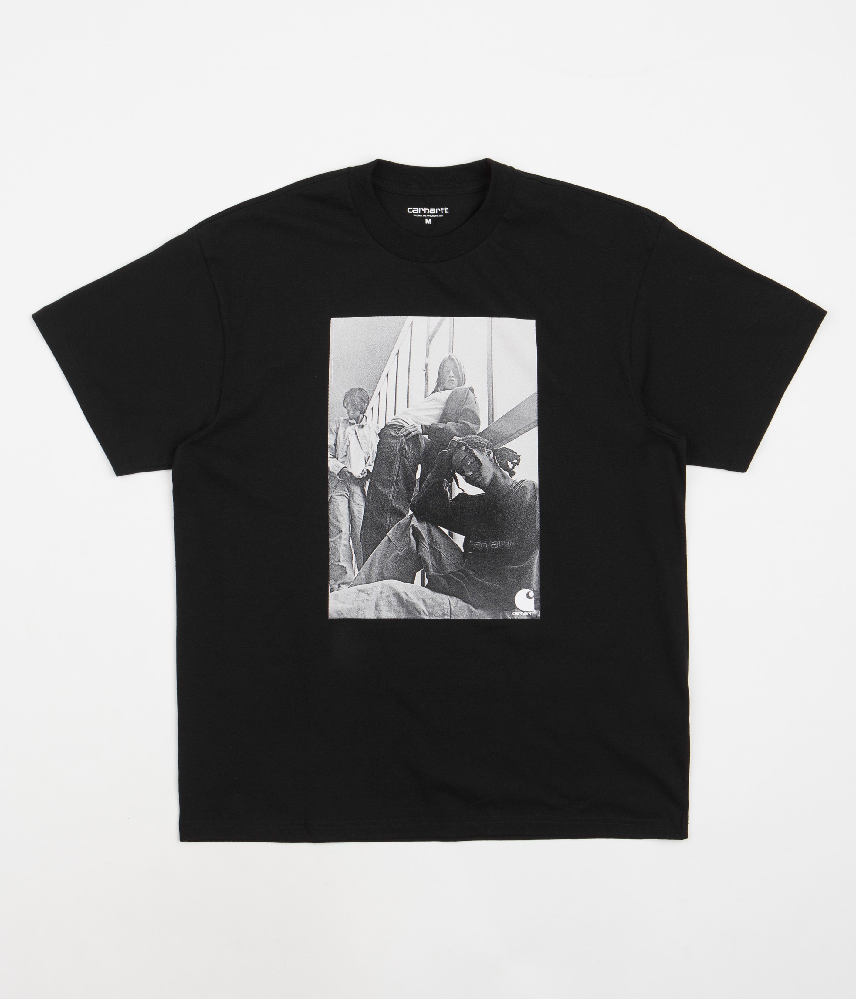 Carhartt Archive Girls T-Shirt - Black | Durable Cotton Tee for Kids | Perfect for School, Play & Everyday Wear
