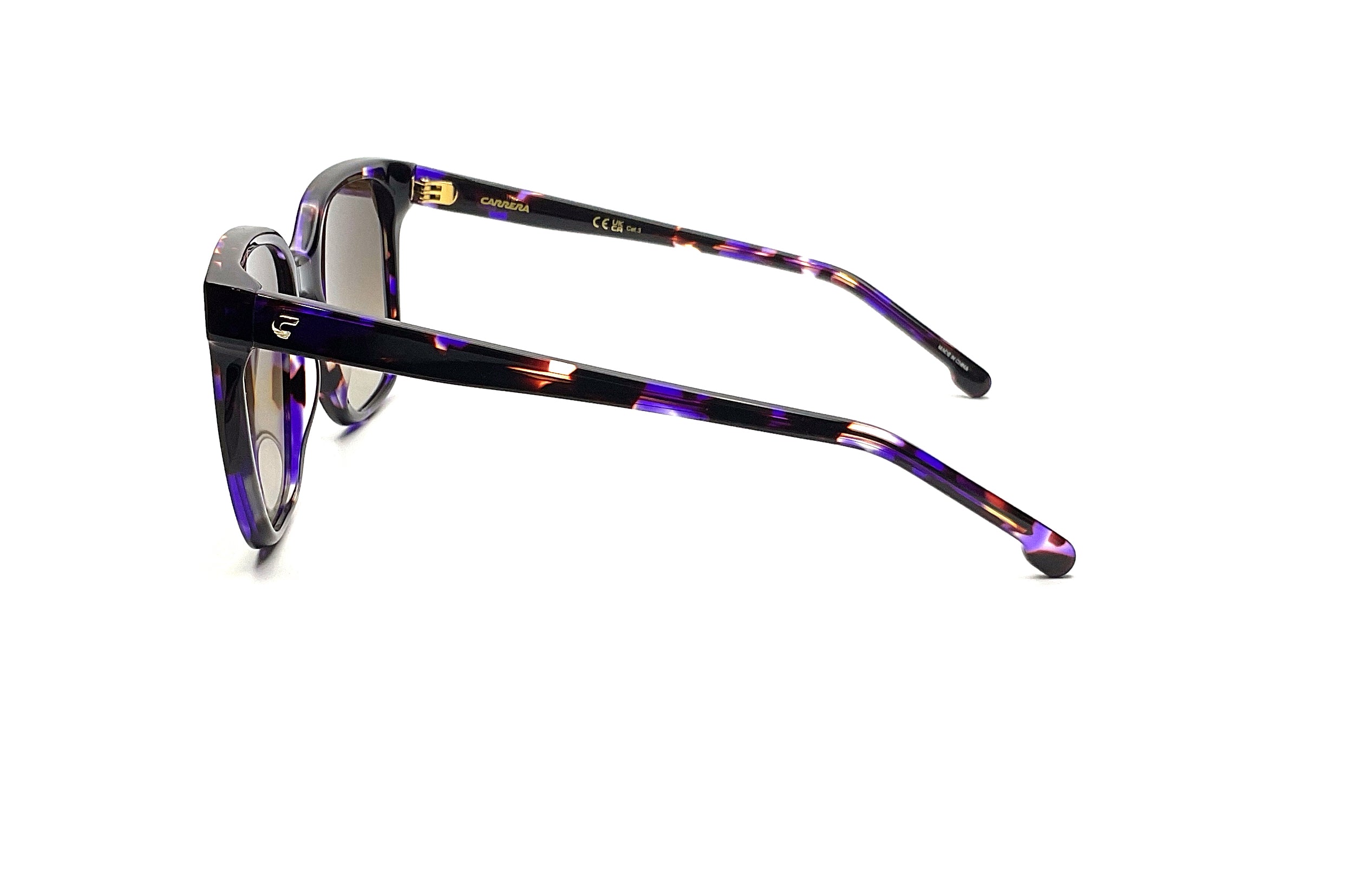 Carrera 3002 Violet Havana Sunglasses - Polarized UV Protection for Men & Women - Perfect for Driving, Beach & Outdoor Activities
