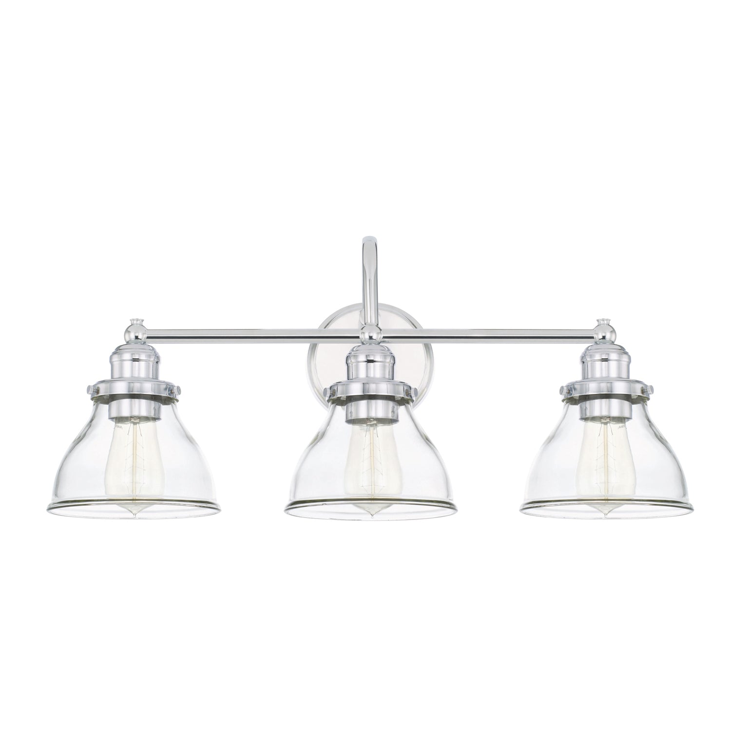 Capital Lighting Three Light Vanity - Modern Bathroom Vanity Lights with Adjustable Arms, Brushed Nickel Finish - Perfect for Bathroom Mirror Lighting, Dressing Room & Makeup Area