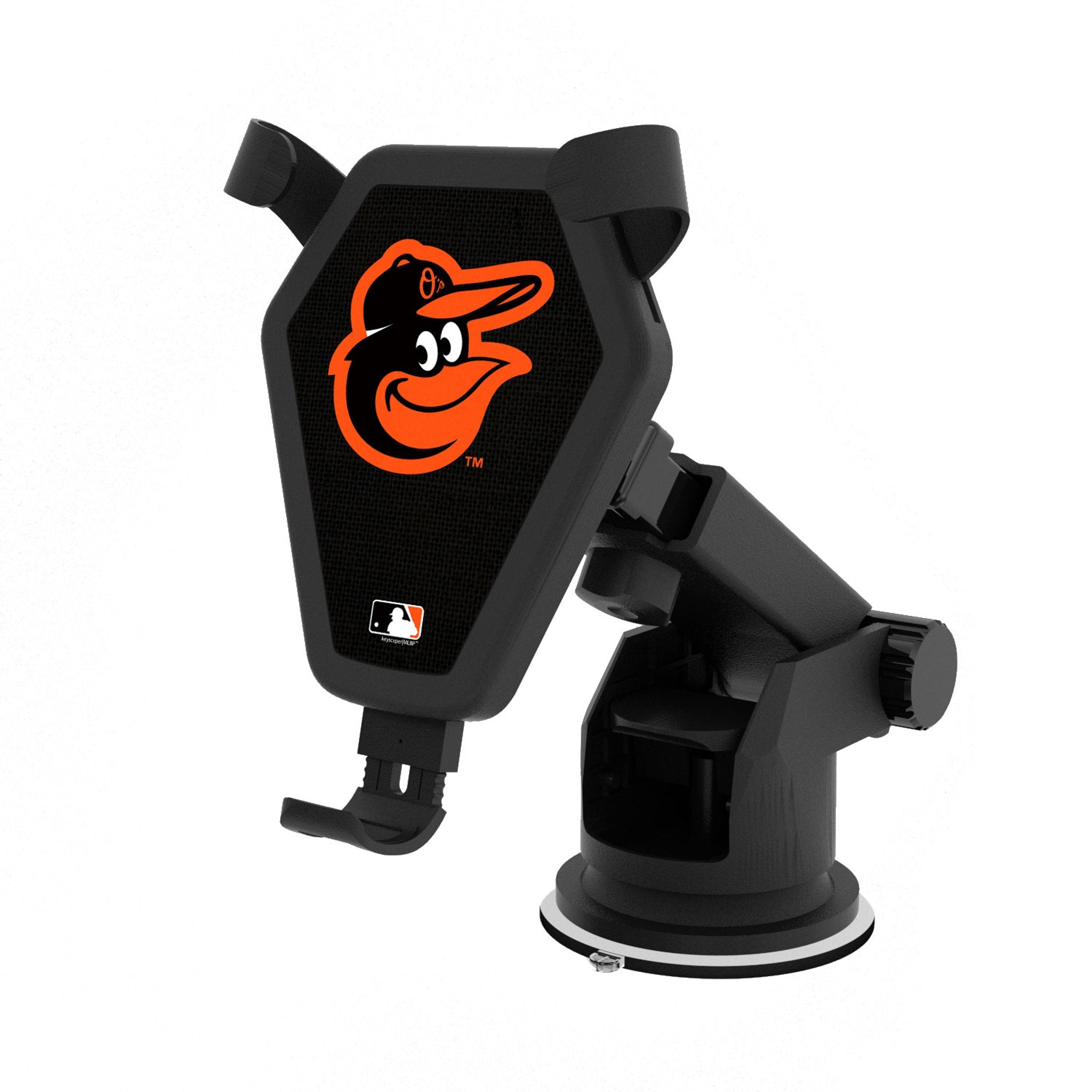 Baltimore Orioles Wireless Car Charger - Fast Charging Phone Mount for iPhone & Android - Perfect for Road Trips & Commuting