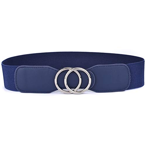 Blue W Silver Buckle