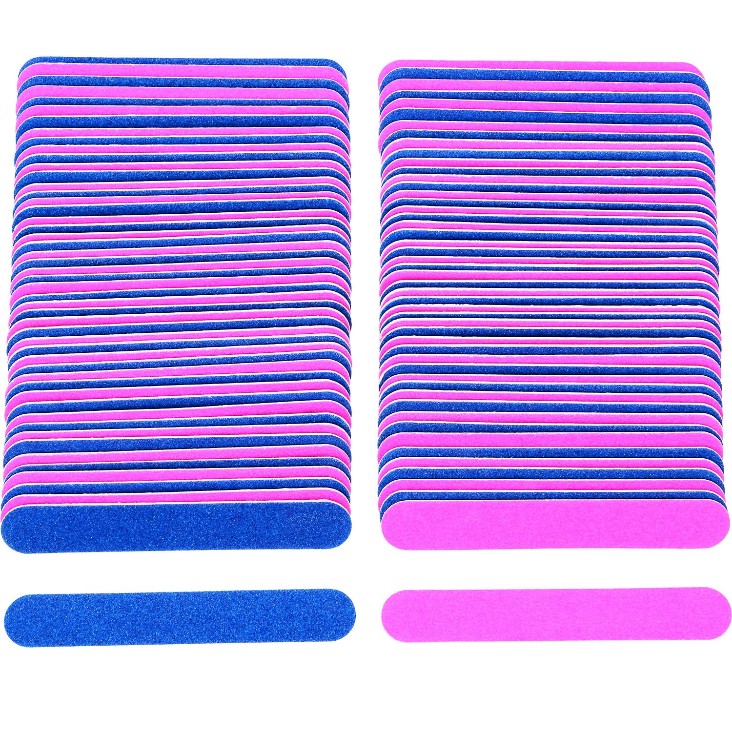 100 Pieces Disposable Emery Boards for Nails - Double Sided Nail Files Manicure Tools (3 Inch) - Perfect for Home, Salon & Travel Nail Care