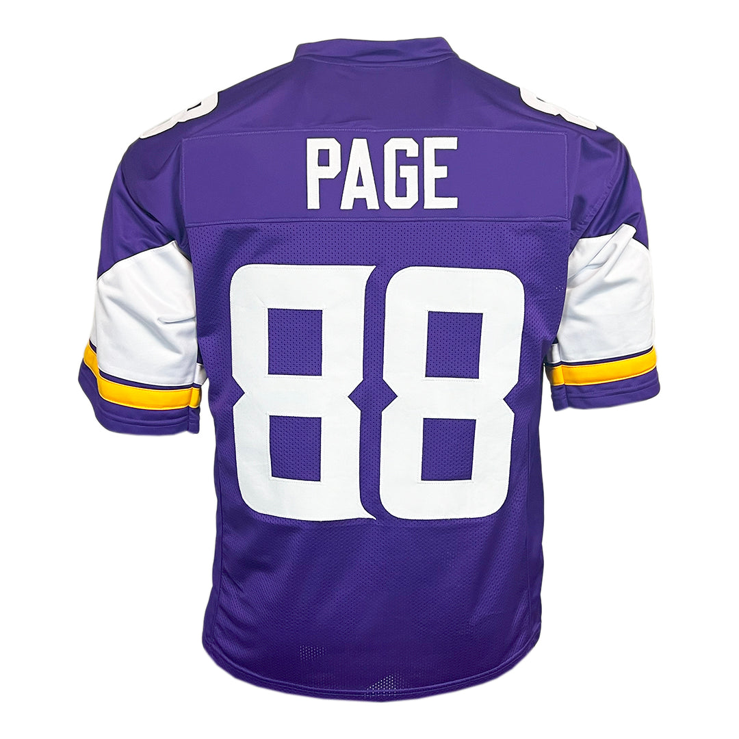 Alan Page Minnesota Vikings Purple Football Jersey - Vintage NFL Collectible for Fans & Memorabilia Enthusiasts - Perfect for Game Day, Tailgating & Sports Decor
