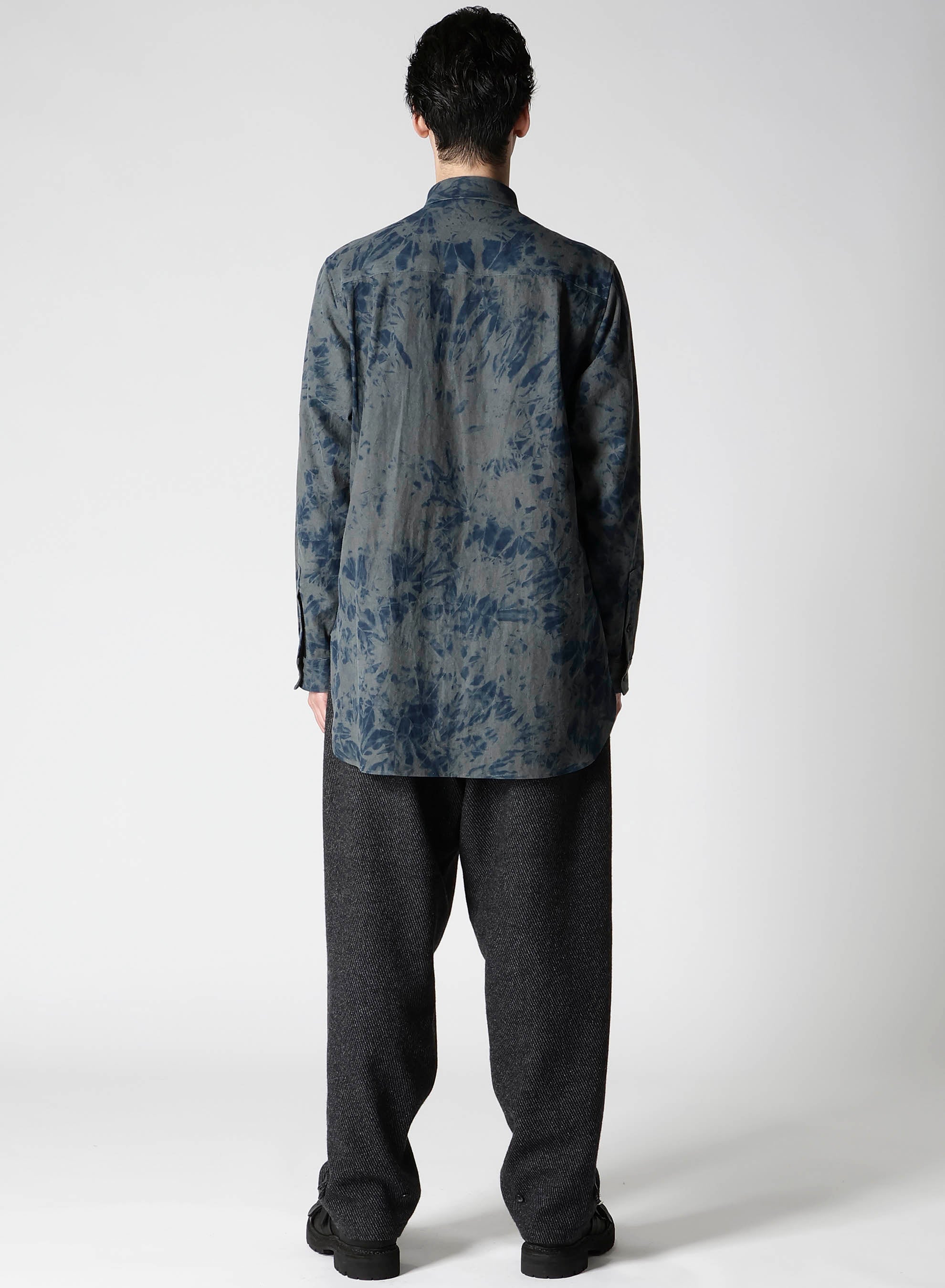 Stylish Cotton Linen Canvas Blouse with Leather Panel Details - Perfect for Office Wear & Casual Outings