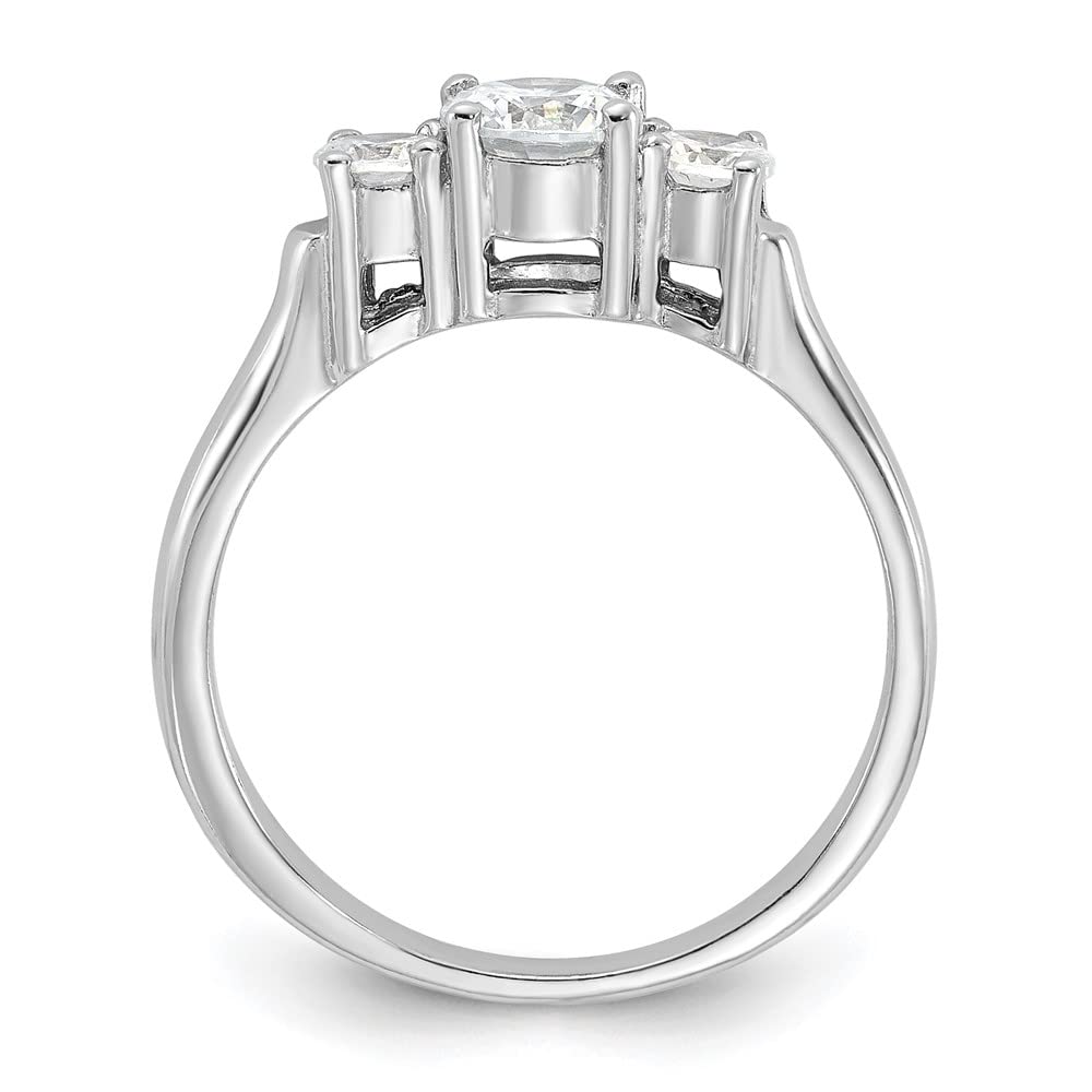 925 Sterling Silver Cubic Zirconia Ring for Women - Elegant Fine Jewelry Gift for Her - Perfect for Anniversary, Engagement & Special Occasions