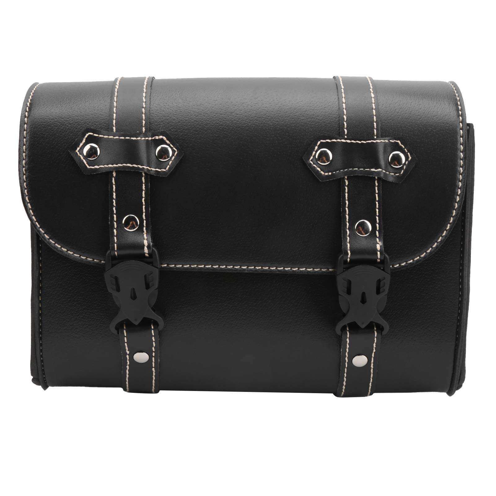 Universal Motorcycle Saddlebags - PU Leather Waterproof Side Bags for Tool Storage & Travel