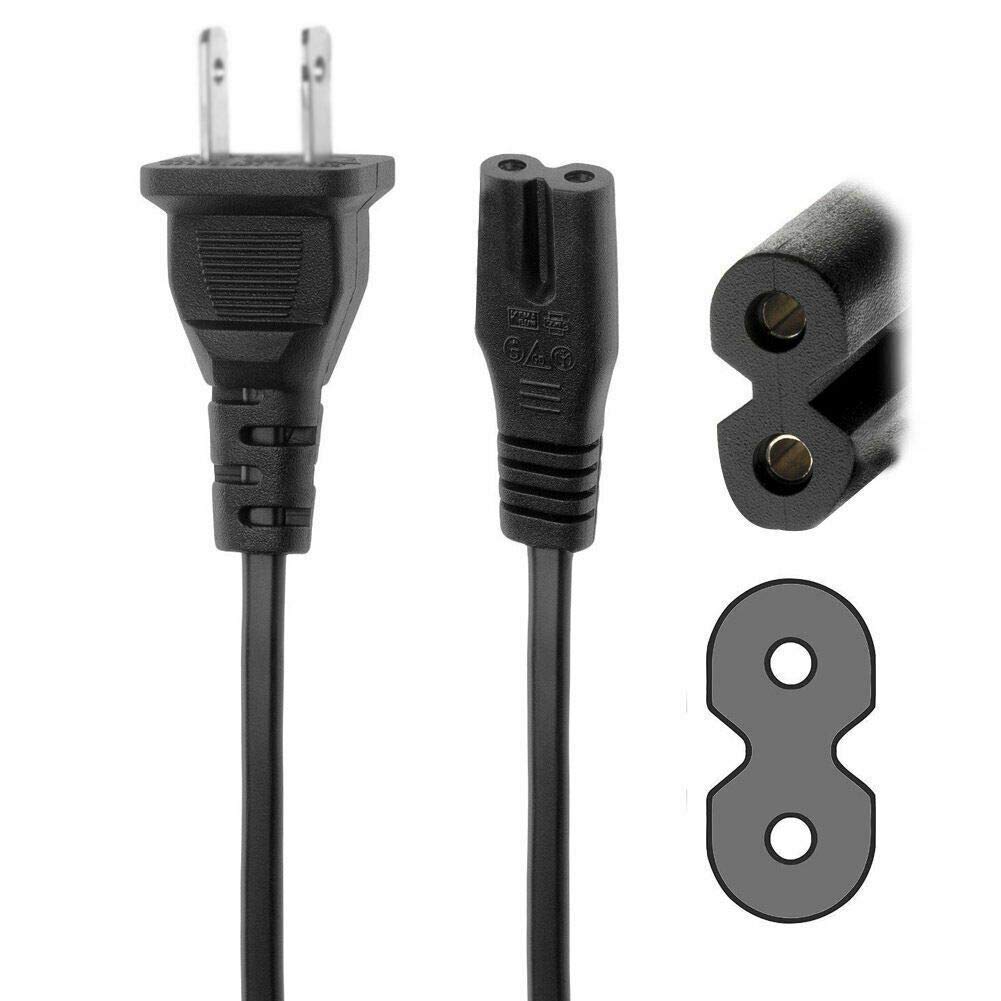 5ft AC Power Cord Cable with Wall Plug for Canon Selphy DS810 & CP1200 Photo Printers - Perfect for Home, Office, and Photo Studio Use