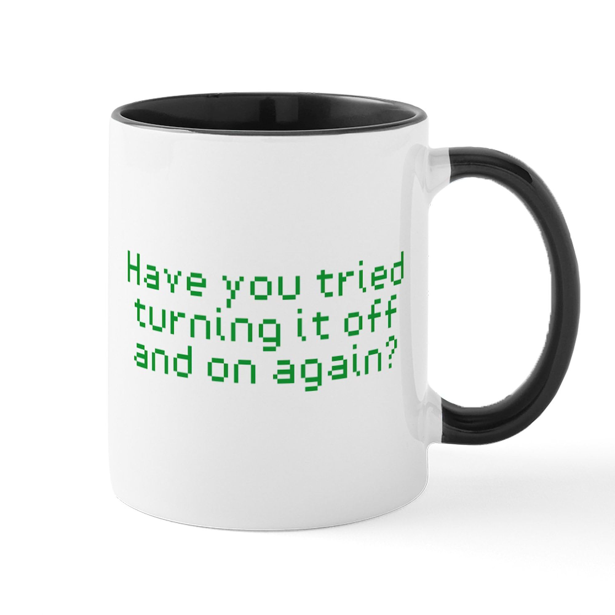 The IT Crowd 11 oz (325 ml) Ceramic Coffee Mug - Funny TV Show Gift for Tech Lovers & Office Workers - Perfect for Coffee, Tea or Hot Drinks at Home or Work