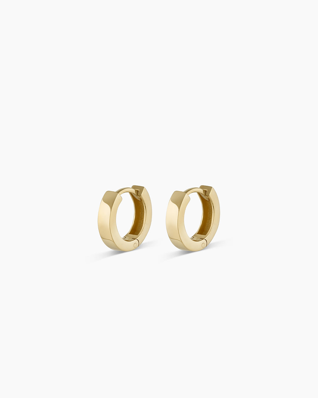 14K Gold Rose Huggie Earrings - Dainty Rose Flower Hoop Earrings for Women, Perfect for Everyday Wear, Date Nights & Special Occasions