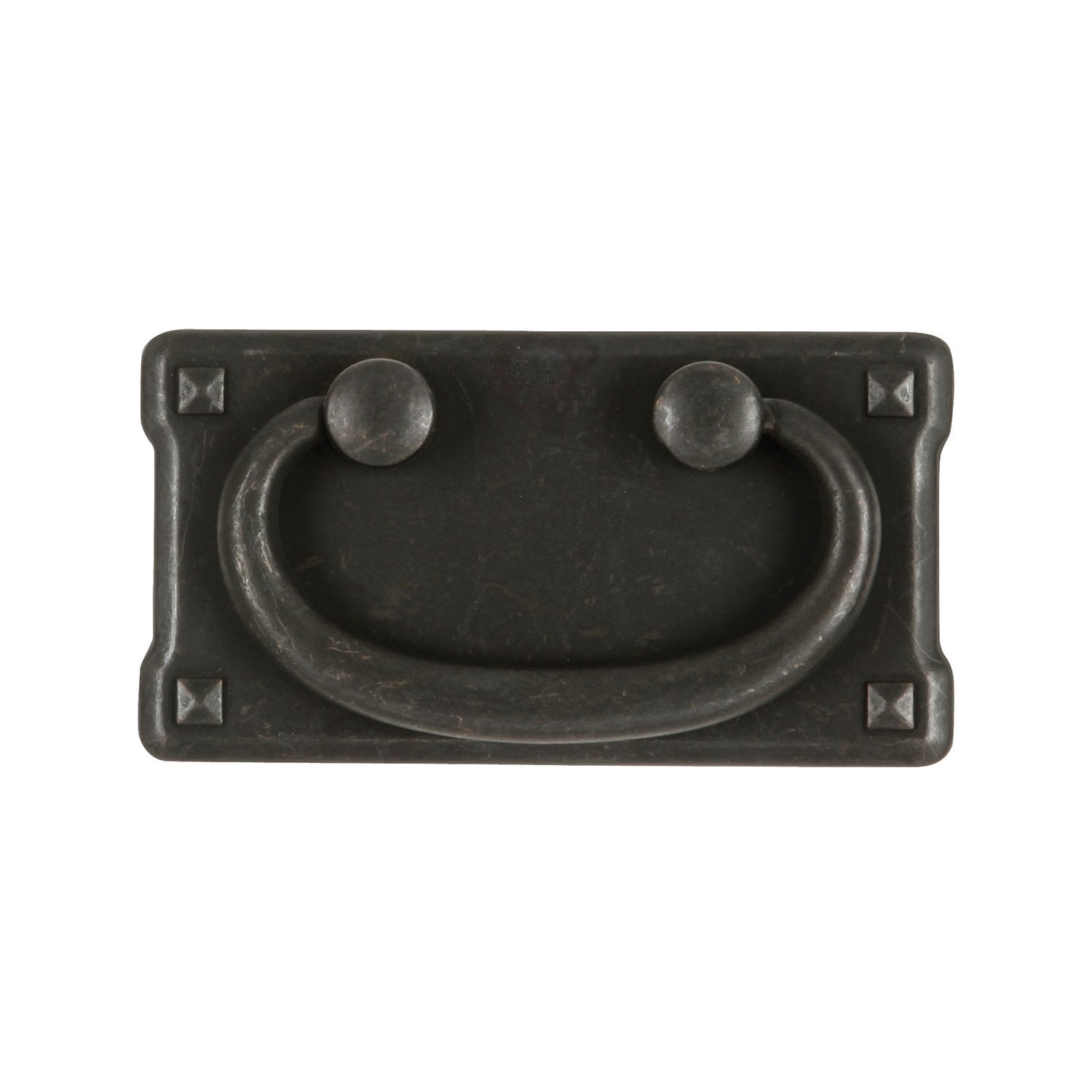 1-1/2 Inch Old Mission Bail Pull - Black Mist Antique Finish Cabinet Hardware for Kitchen & Bathroom Cabinets, Dressers, and Furniture Drawers
