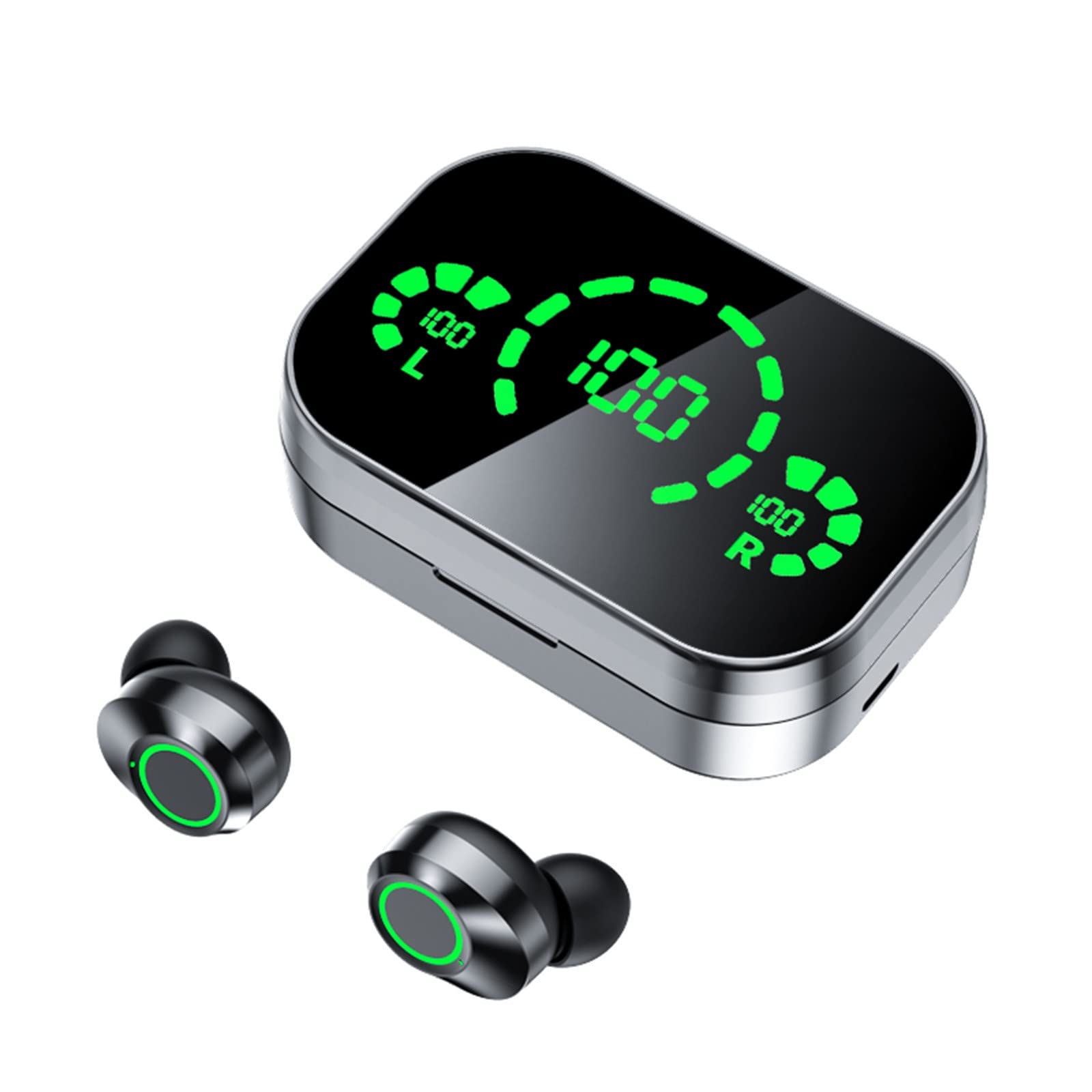 Wireless Bluetooth Earbuds with USB Charging, Hi-Fi Stereo Sound, Built-in Mic for Sports, Gaming & Phone Calls - Perfect for Running, Workouts & Travel