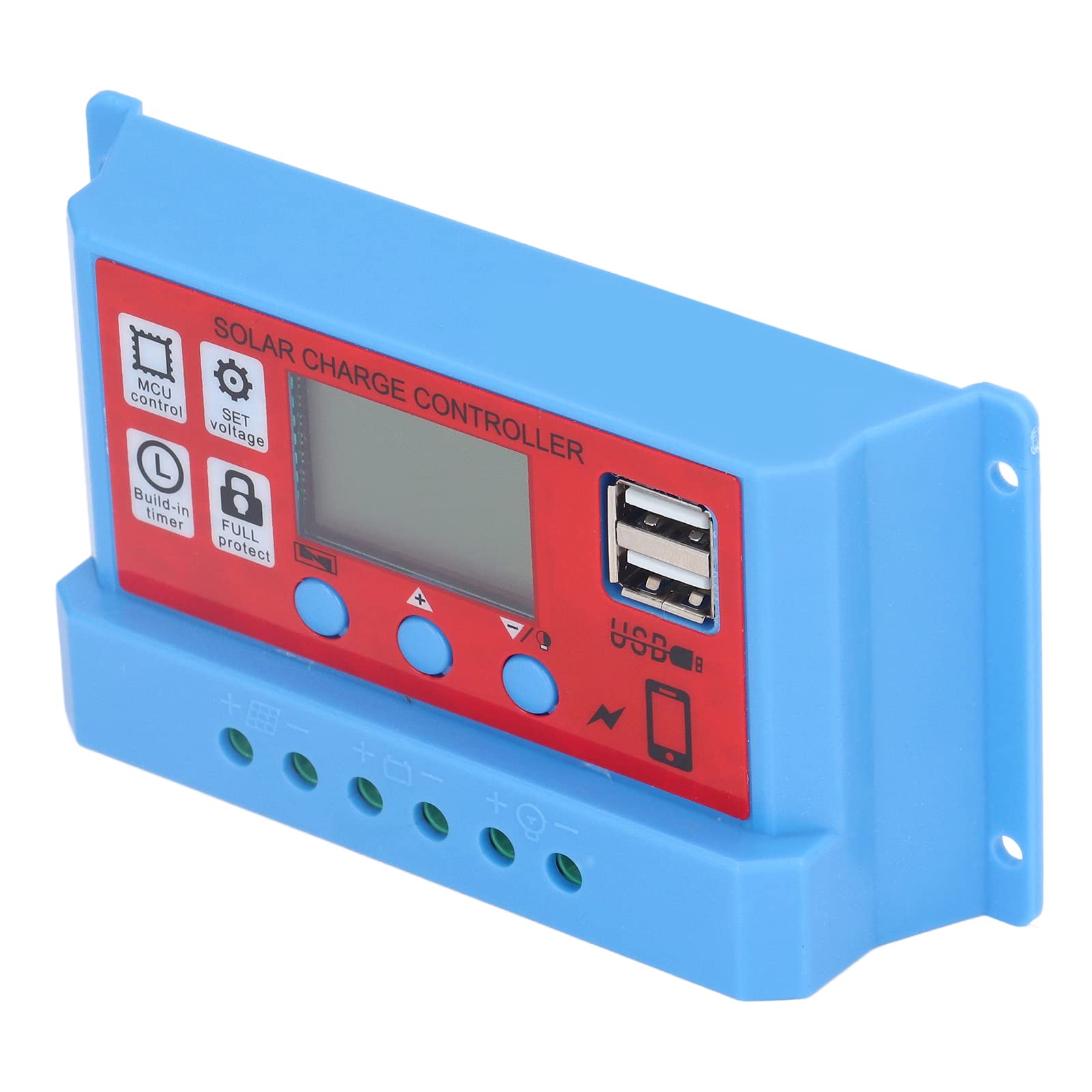 **Jeanoko 20A Solar Charge Controller - High Efficiency Photovoltaic Battery Regulator for Solar Panels, Lights & Smart Homes | Easy Installation for Off-Grid Power Systems**