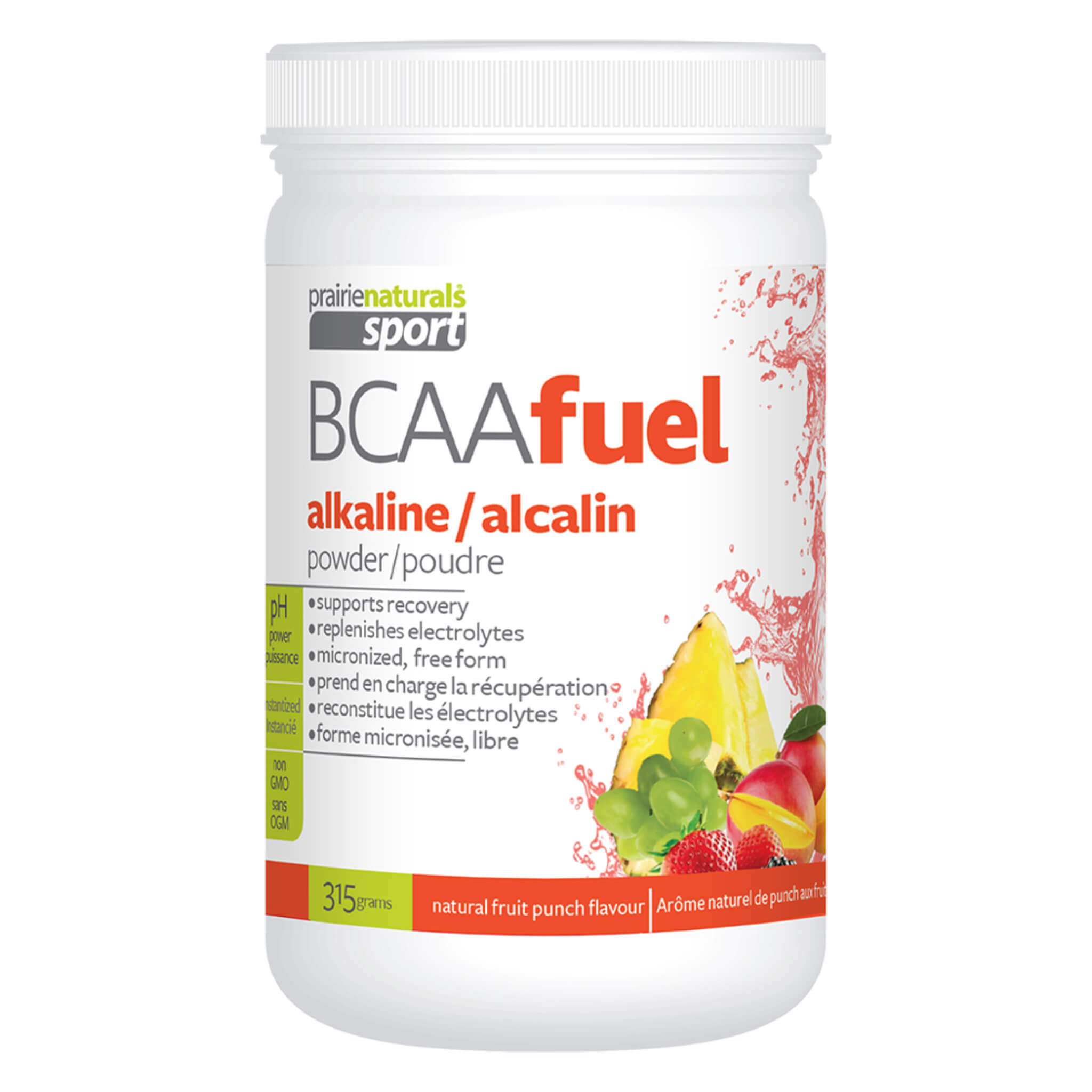 Best BCAA Fuel Powder - Fruit Punch Flavor for Muscle Recovery & Workout Energy | Pre & Post Workout Supplement for Athletes & Fitness Enthusiasts