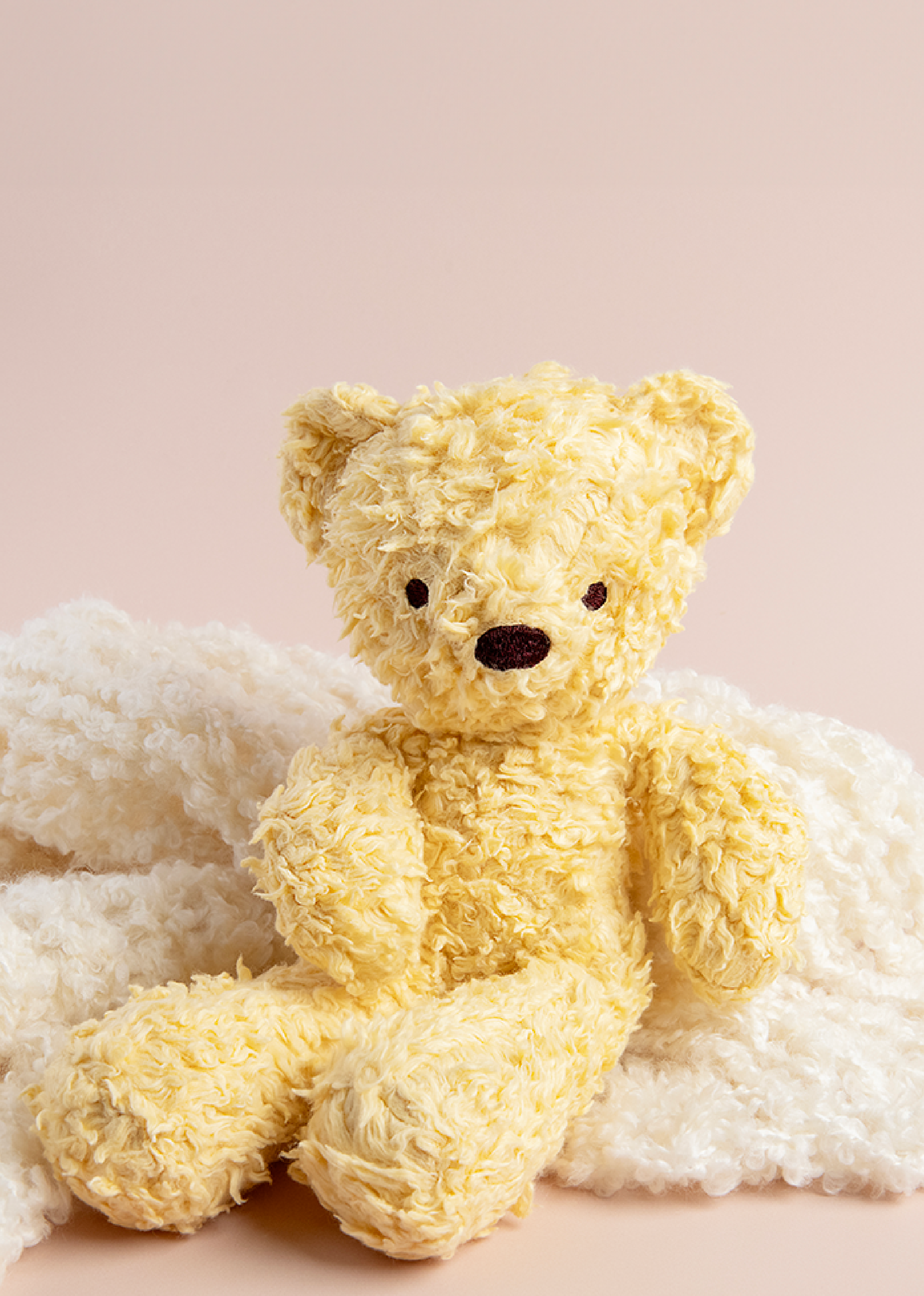 Certified Organic Cotton Sunny Teddy Bear - Soft & Cuddly Plush Toy for Babies & Kids | Perfect for Nursery Decor, Baby Shower Gifts & Comfort Companions
