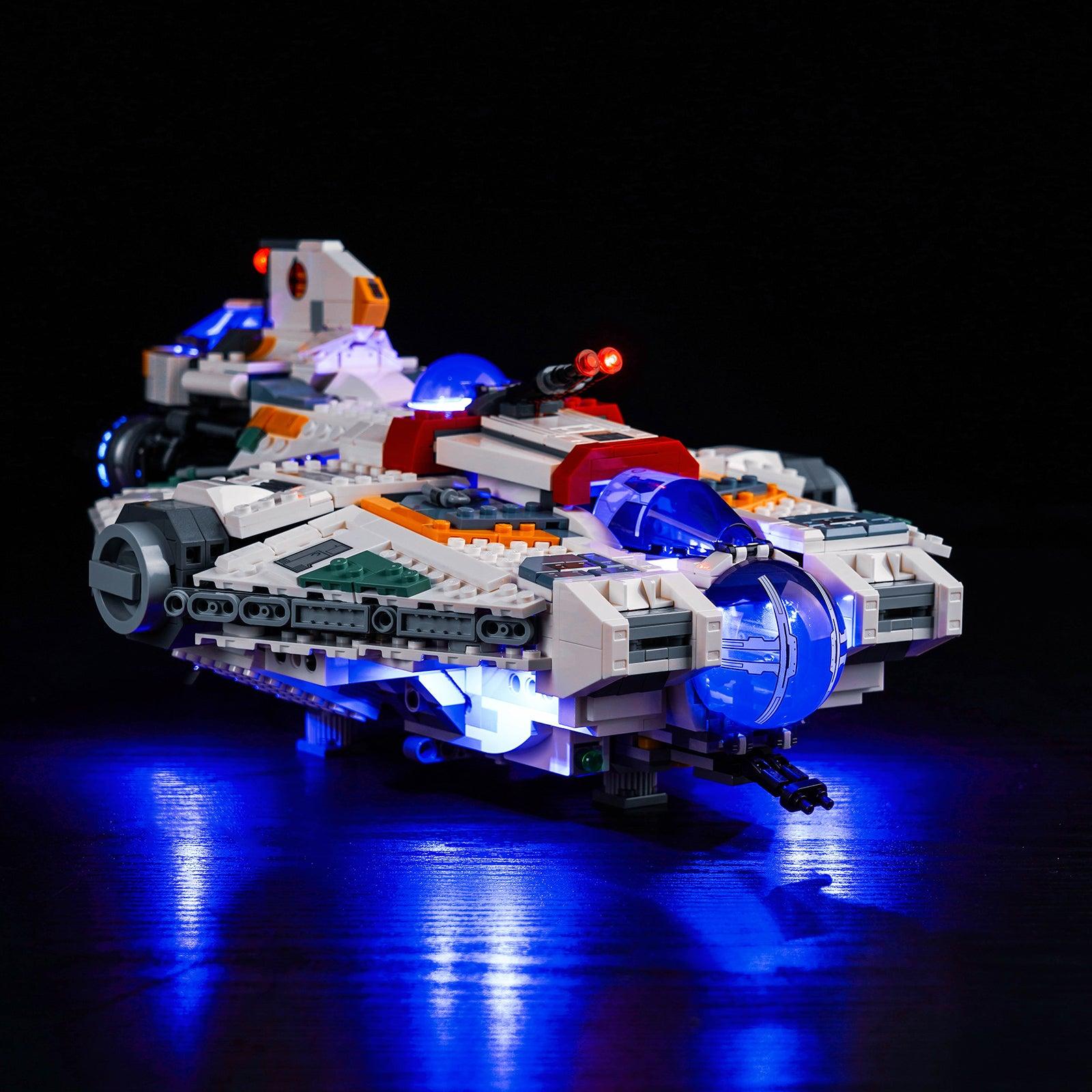 LEGO Star Wars Ghost & Phantom II (75357) Lighting Kit - LED Light Set for Building Blocks - Enhance Your LEGO Display for Home Decor & Collectibles