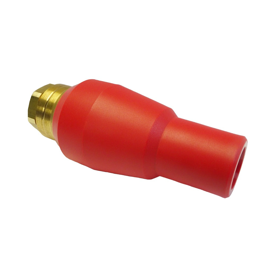 Suttner ST 458 EX Hydro Excavating Turbo Nozzle - 1/2 Inch Inlet, 6000 PSI, Extended Design for High-Pressure Water Blasting - Perfect for Industrial Cleaning, Pipe Descaling & Construction Site Excavation